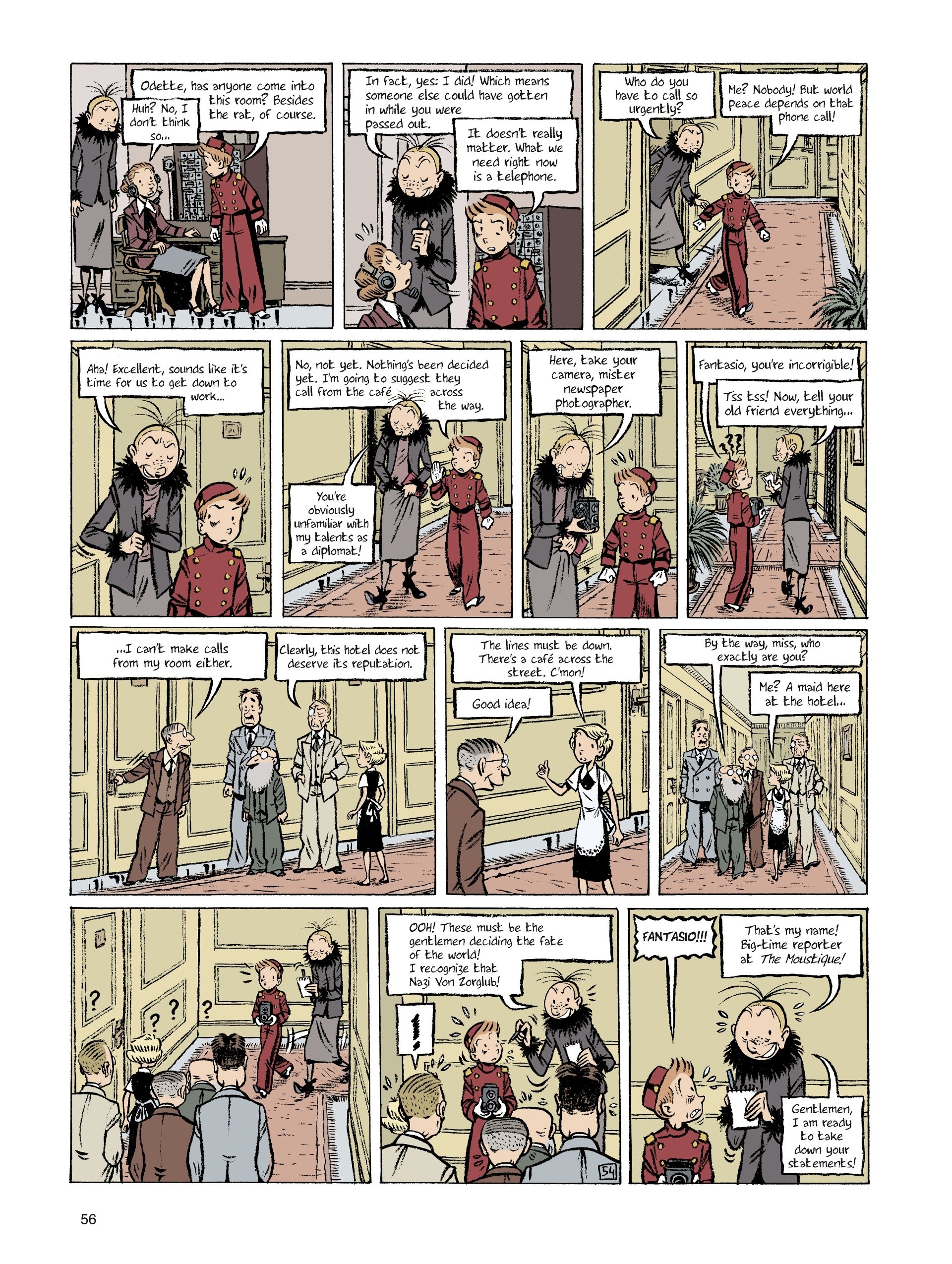 Read online Spirou: The Diary of a Naive Young Man comic -  Issue # TPB - 56