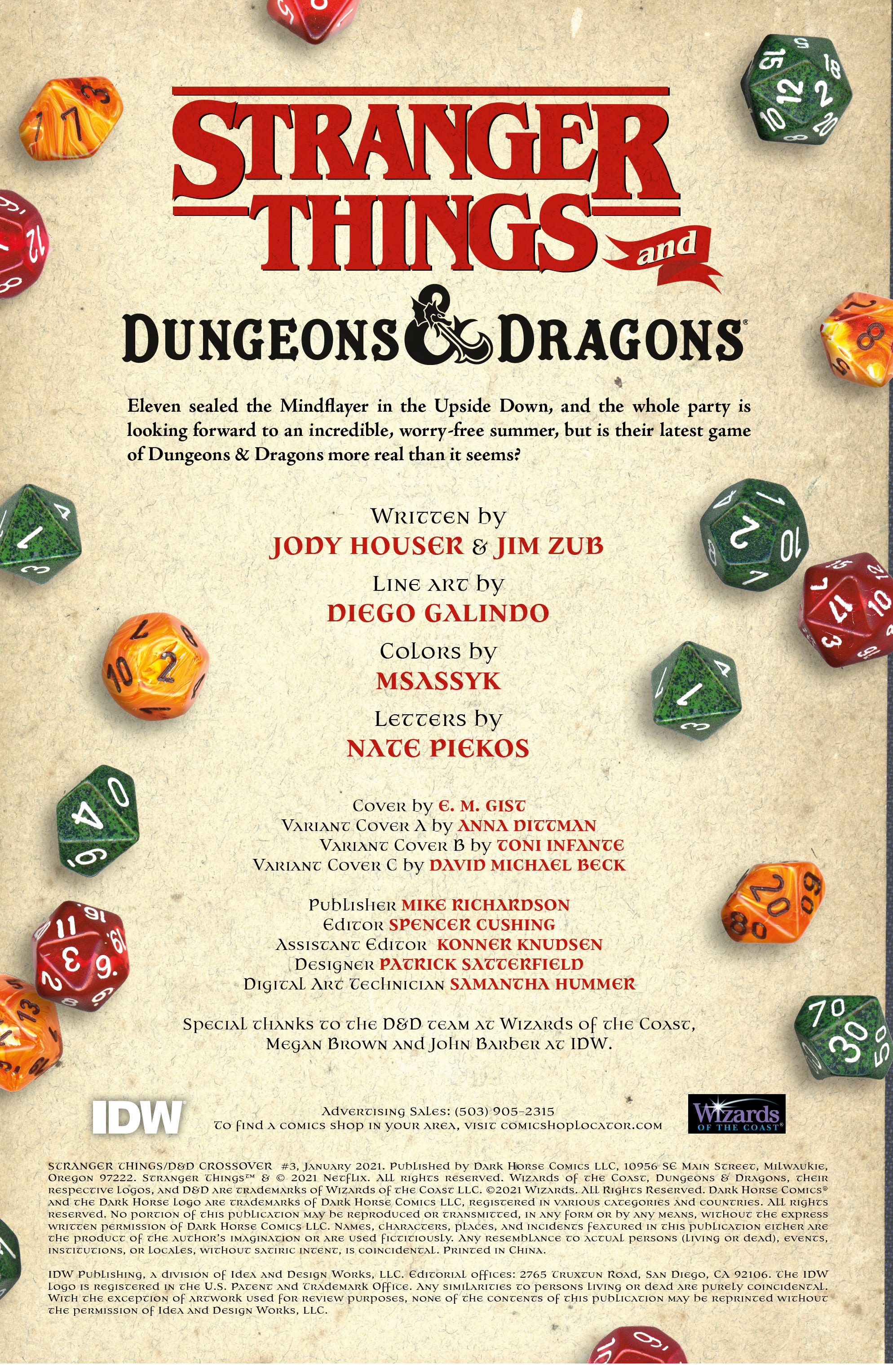 Read online Stranger Things and Dungeons & Dragons comic -  Issue #3 - 2