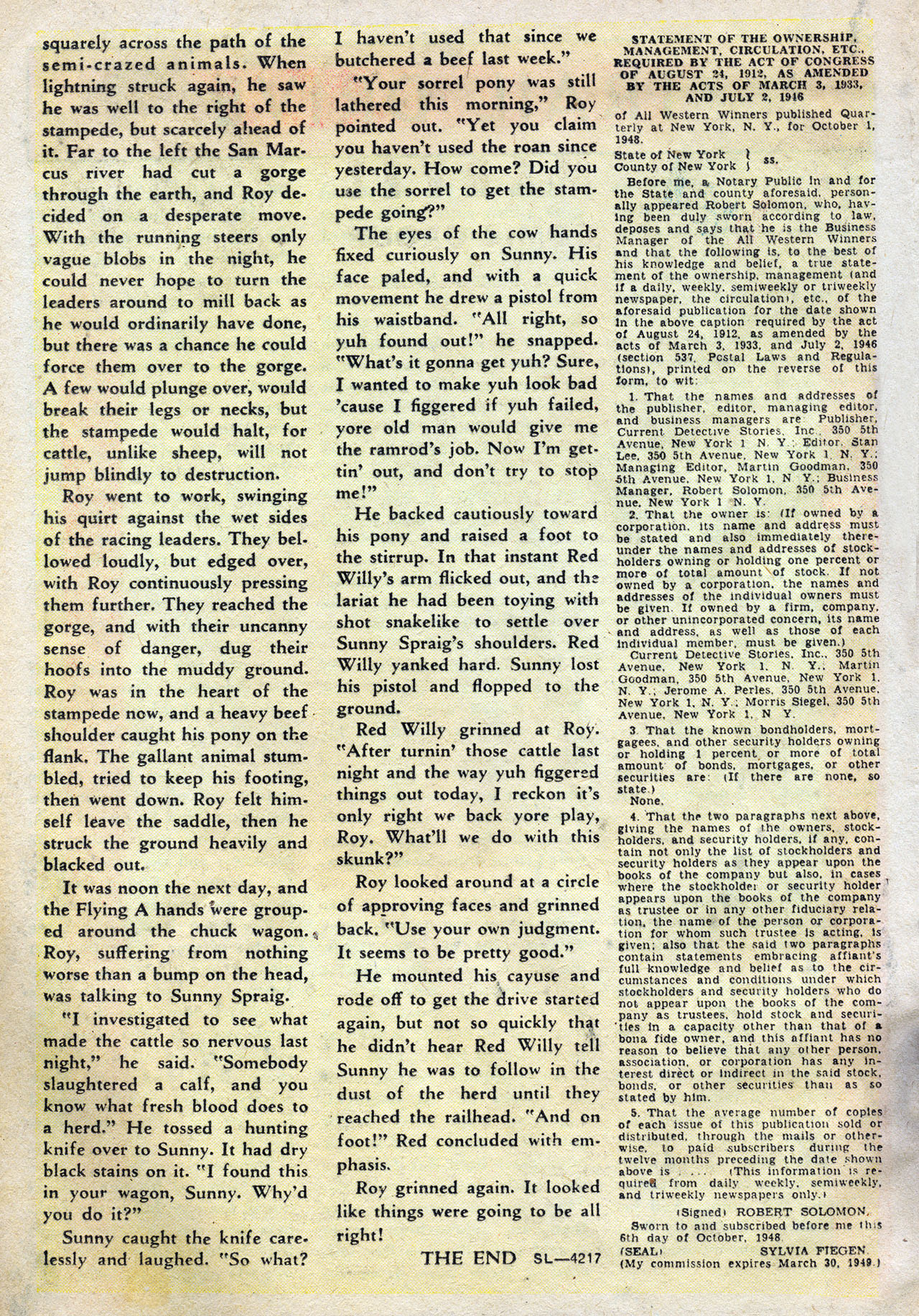 Read online All Western Winners comic -  Issue #4 - 26