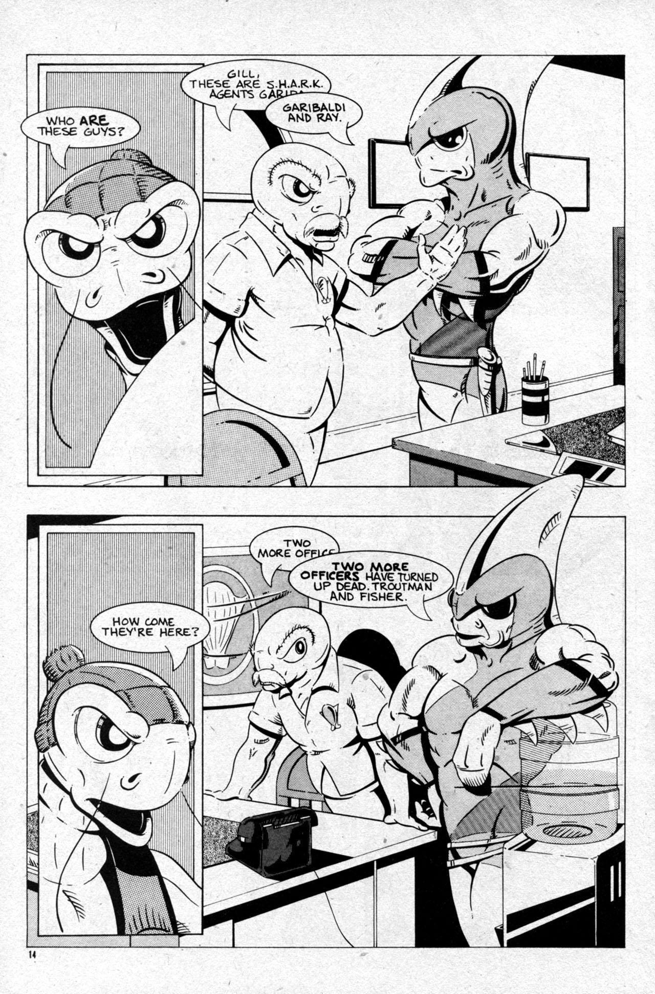 Read online The Fish Police comic -  Issue #7 - 16