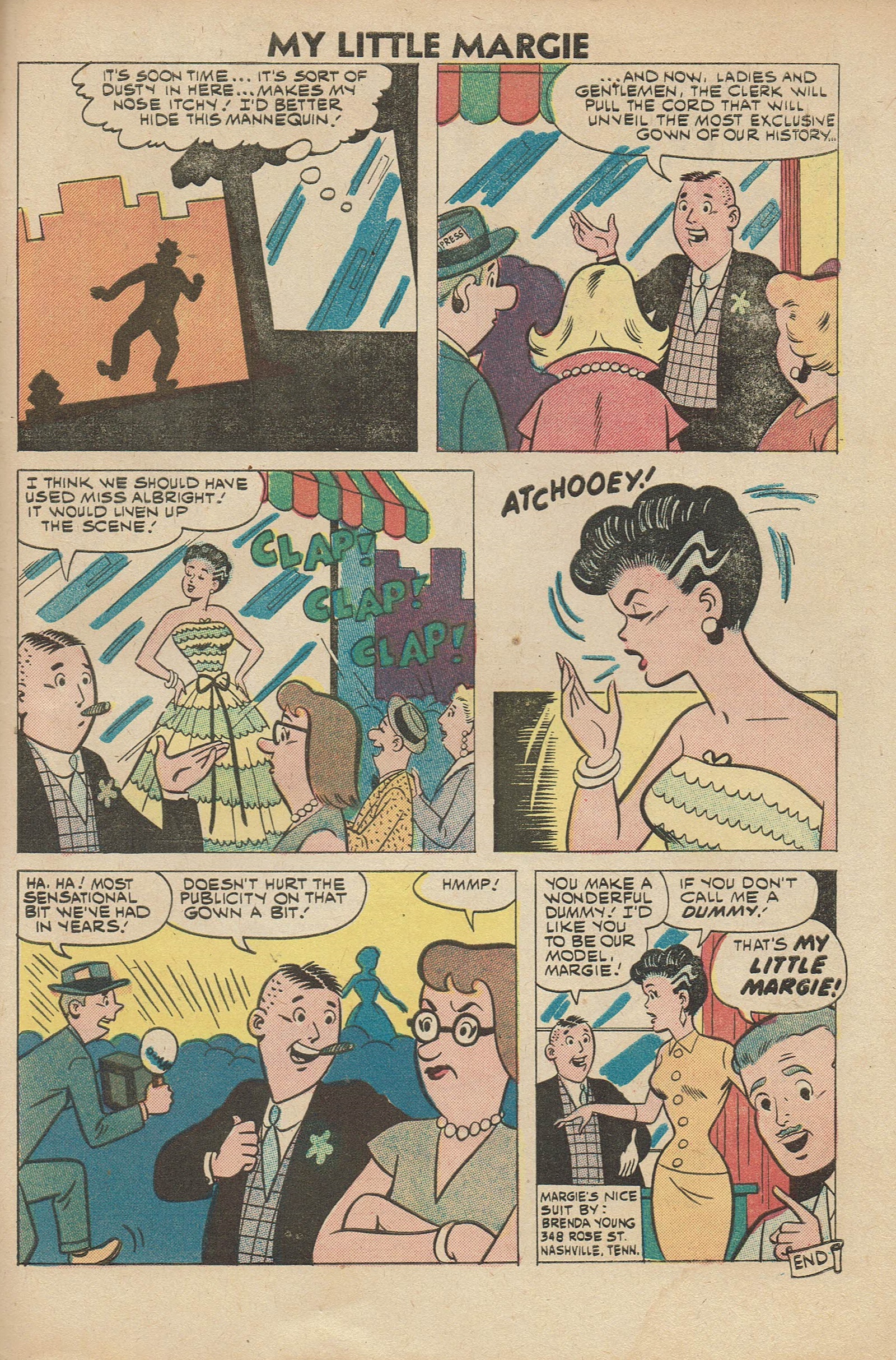 Read online My Little Margie (1954) comic -  Issue #26 - 33