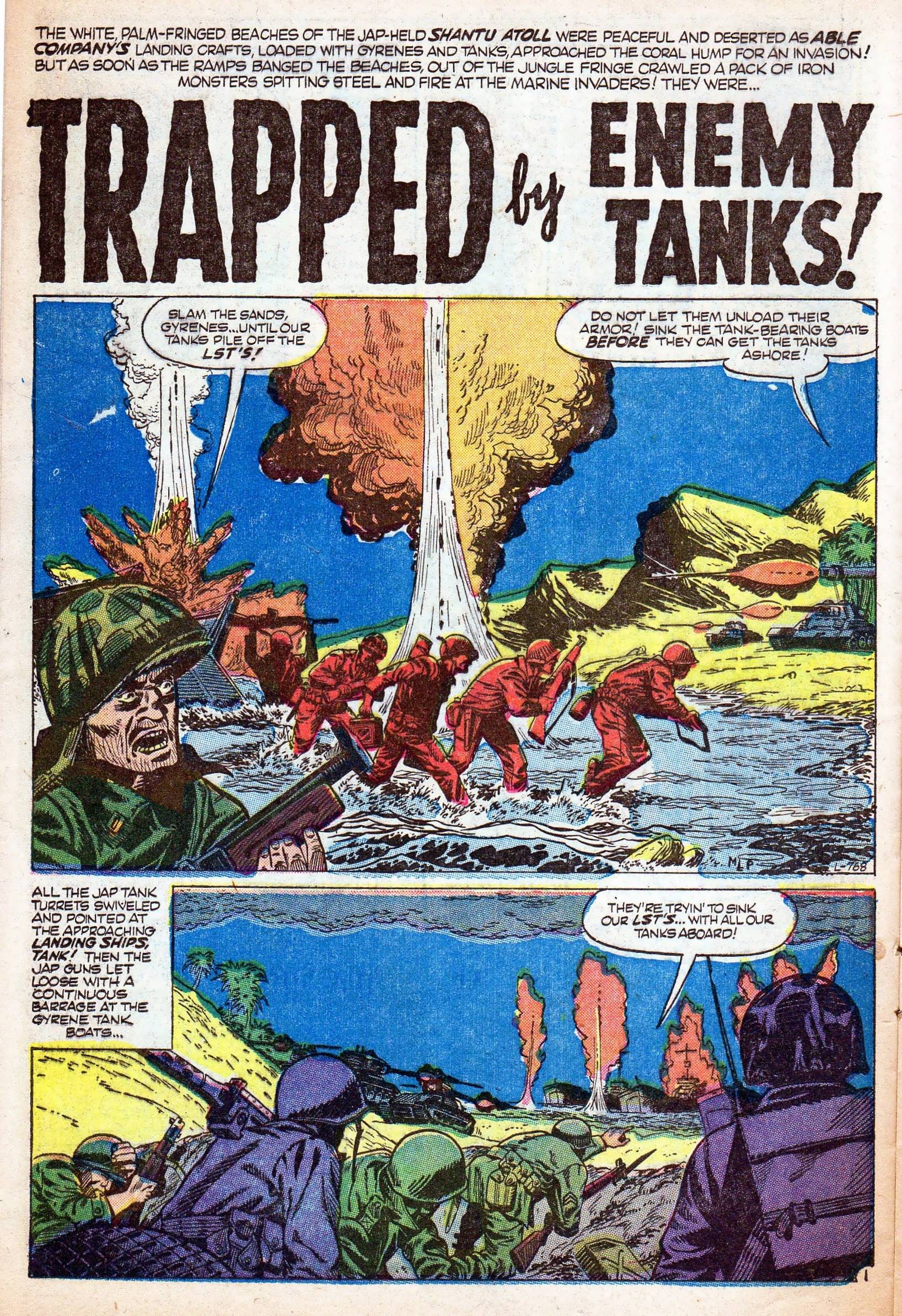 Read online Marines in Battle comic -  Issue #18 - 16