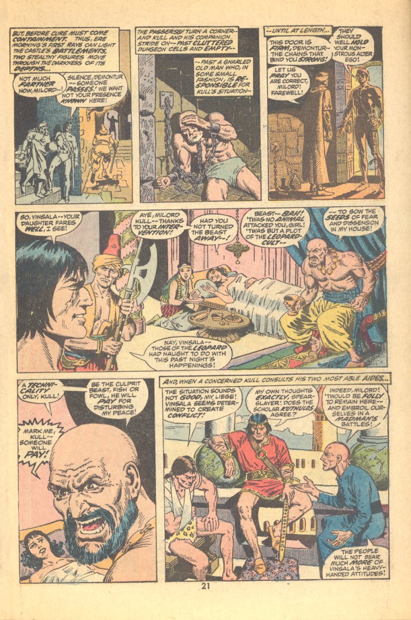 Read online Kull, the Conqueror (1971) comic -  Issue #8 - 16