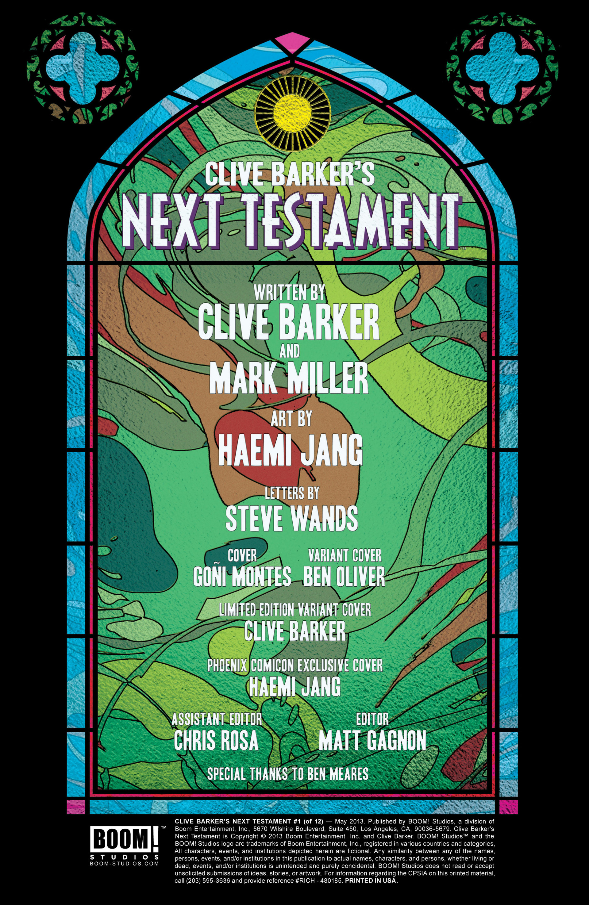 Read online Clive Barker's Next Testament comic -  Issue #1 - 3
