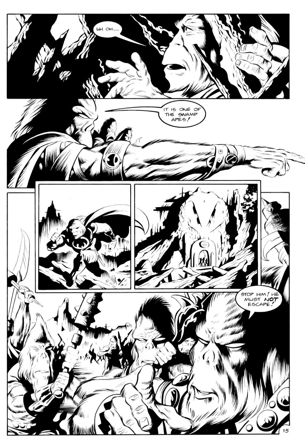 Read online Planet of the Apes (1990) comic -  Issue #10 - 19