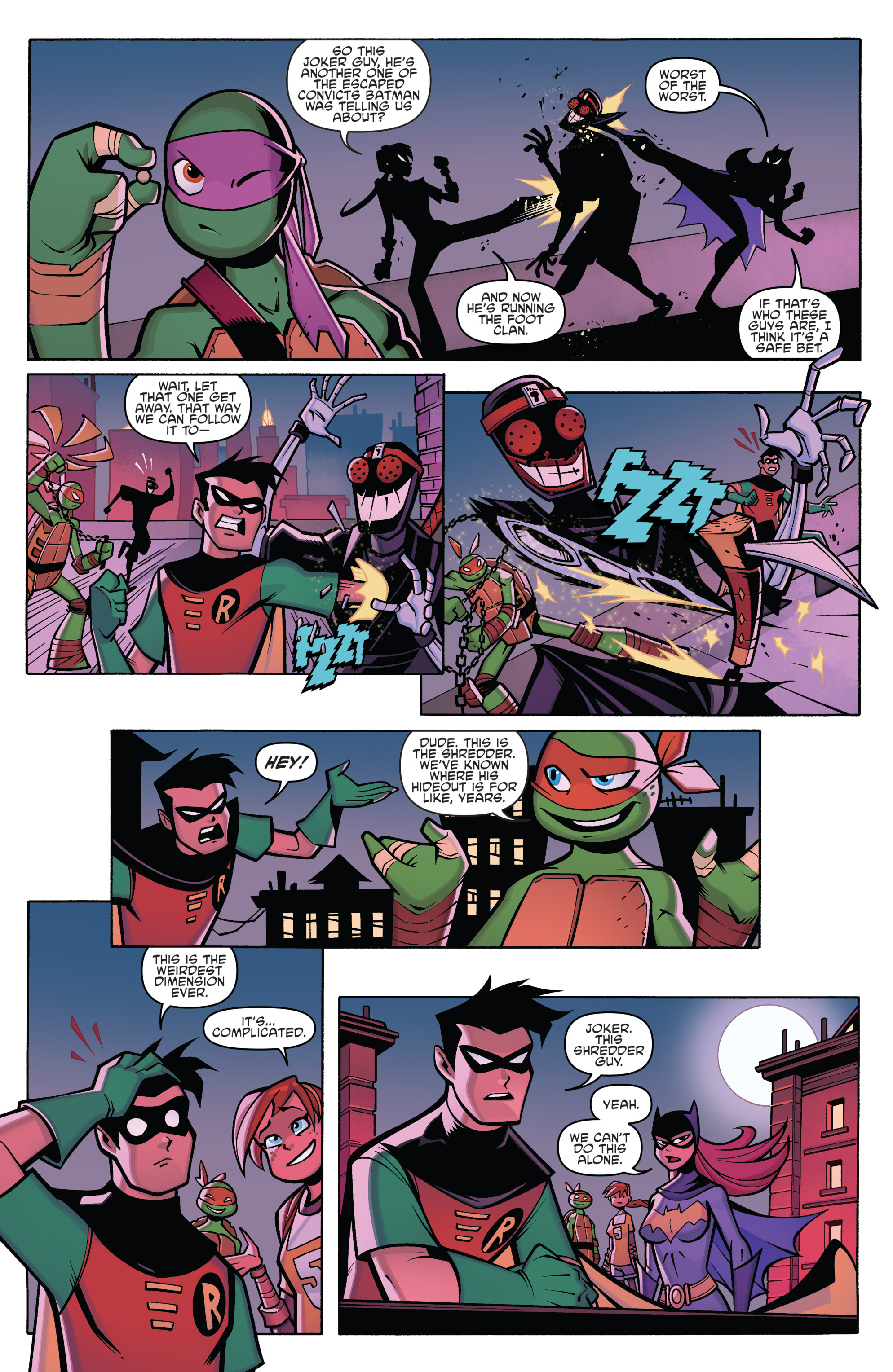 Read online Batman/Teenage Mutant Ninja Turtles Adventure comic -  Issue #4 - 8