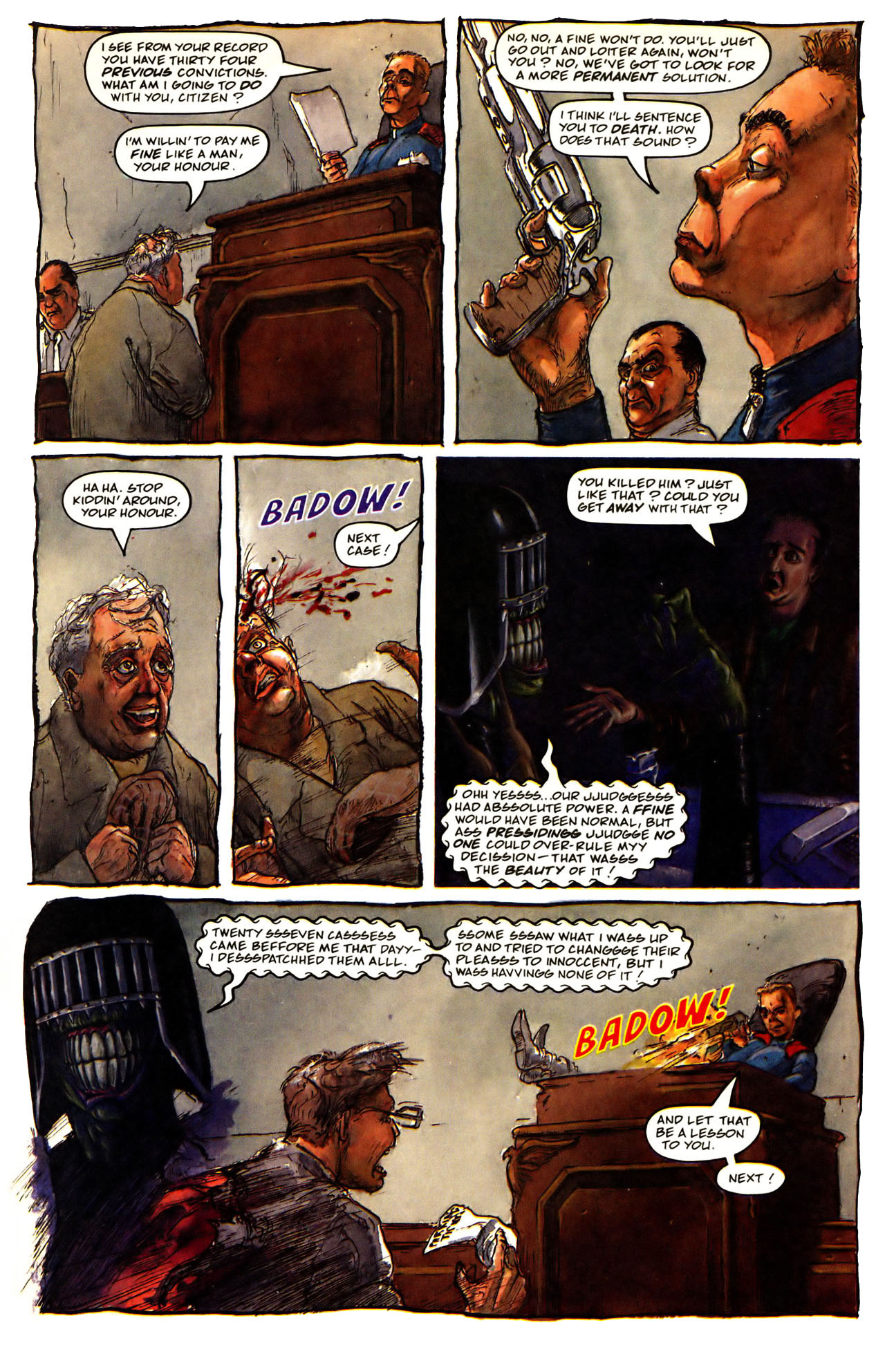 Read online Judge Dredd: The Megazine comic -  Issue #8 - 16
