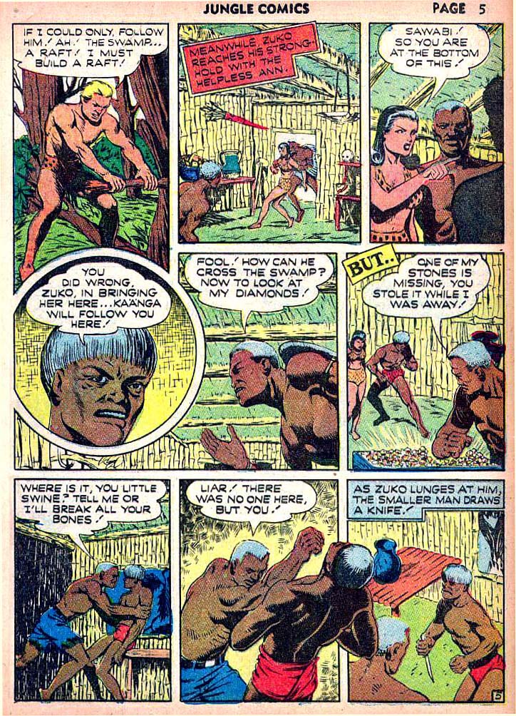 Read online Jungle Comics comic -  Issue #22 - 7