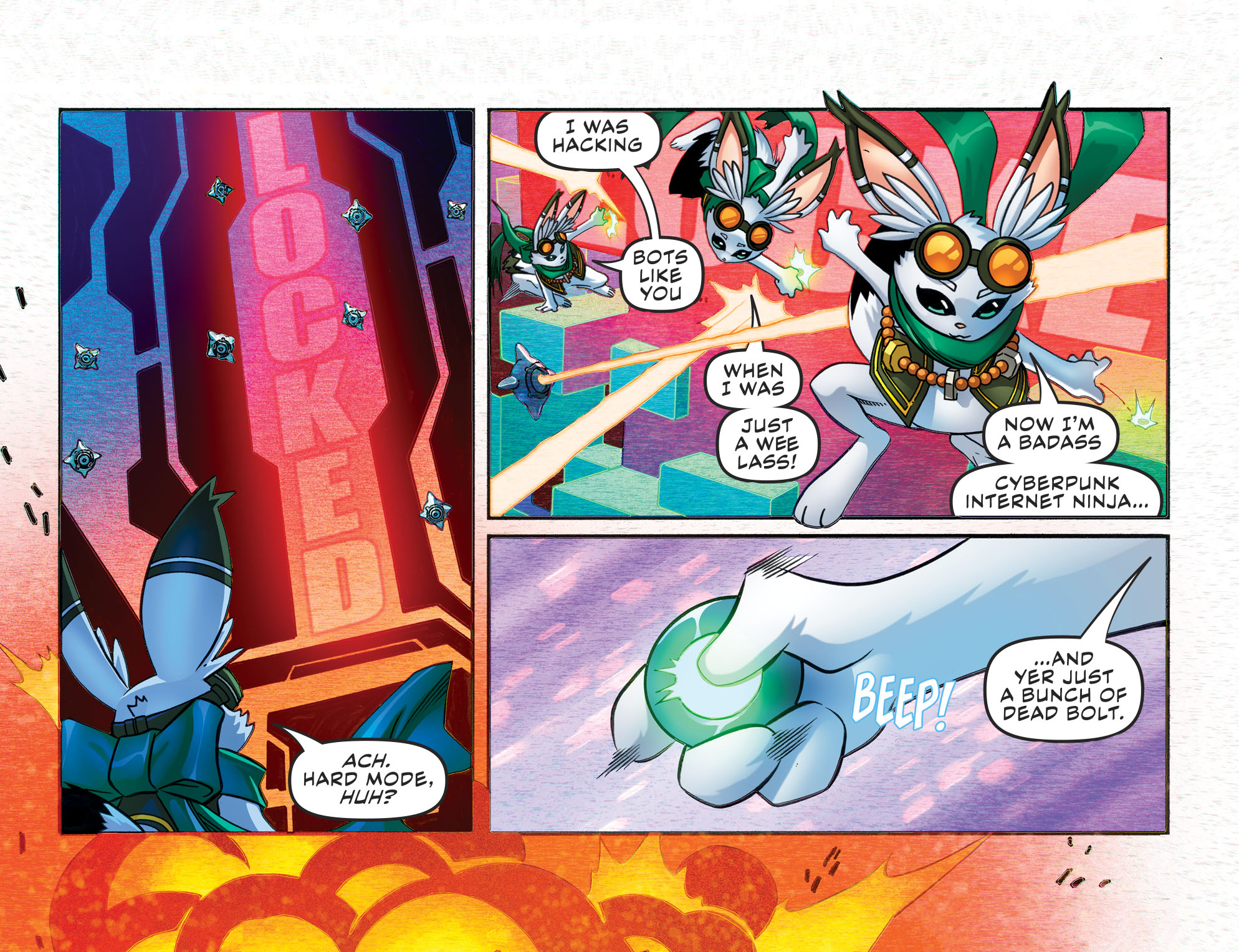 Read online gen:Lock comic -  Issue #4 - 7