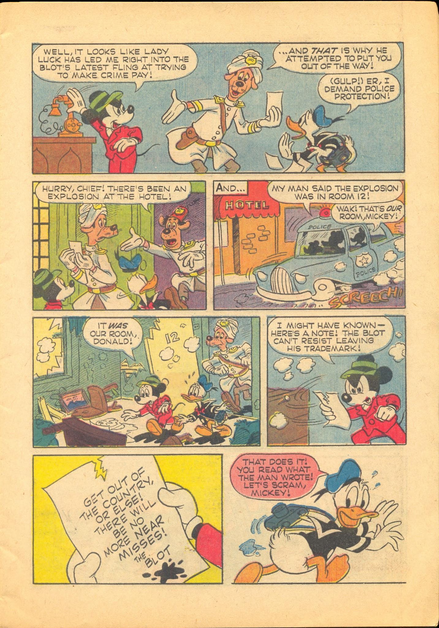 Read online Walt Disney's The Phantom Blot comic -  Issue #5 - 7