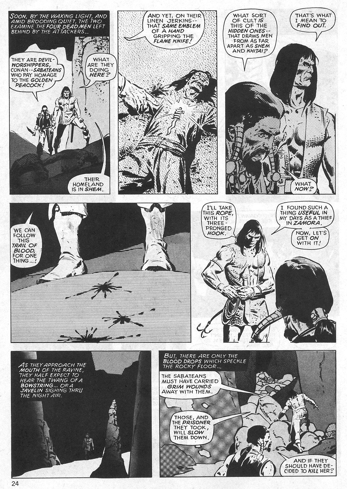 Read online The Savage Sword Of Conan comic -  Issue #31 - 24