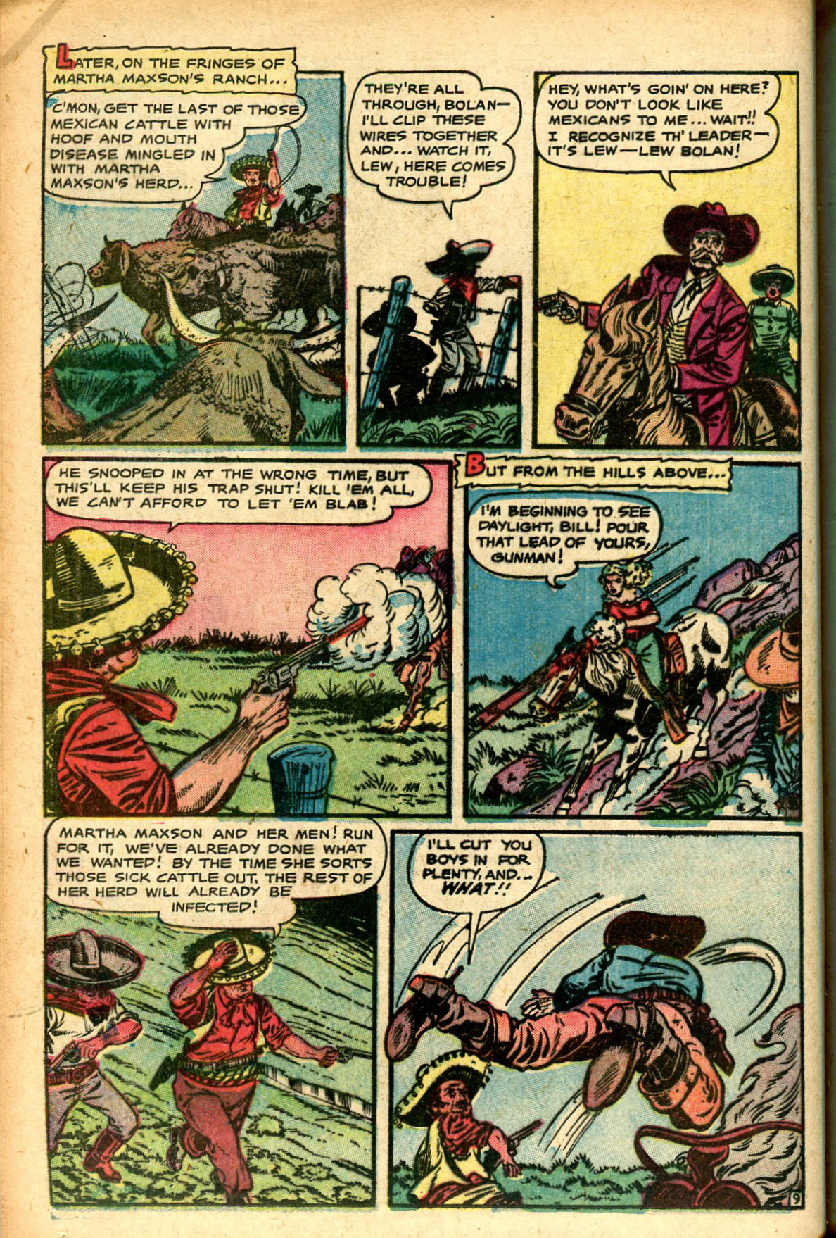 Read online Cowgirl Romances (1950) comic -  Issue #7 - 12