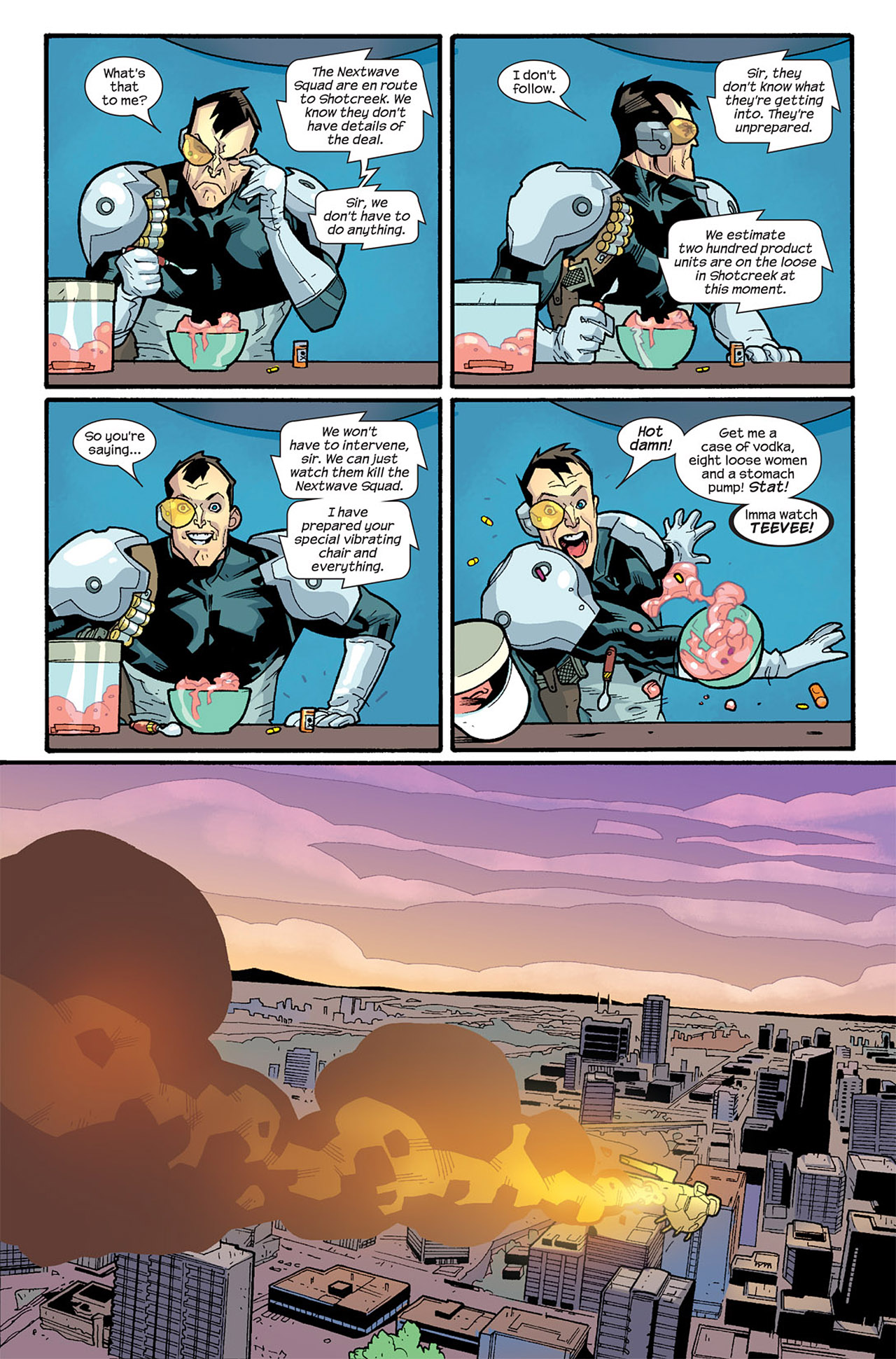 Read online Nextwave: Agents Of H.A.T.E. comic -  Issue #7 - 11