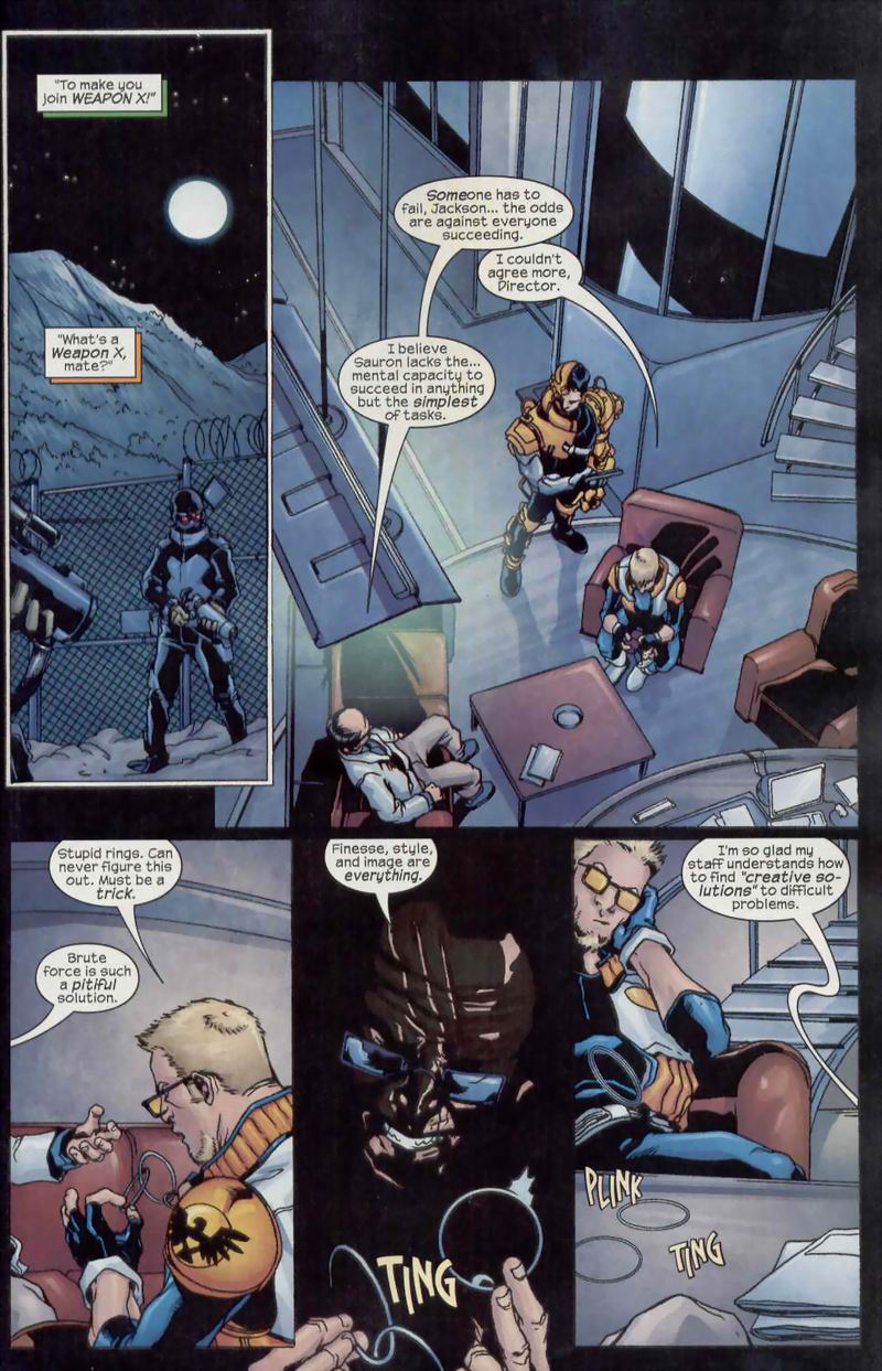 Read online Weapon X: The Draft comic -  Issue # Issue Sauron - 16