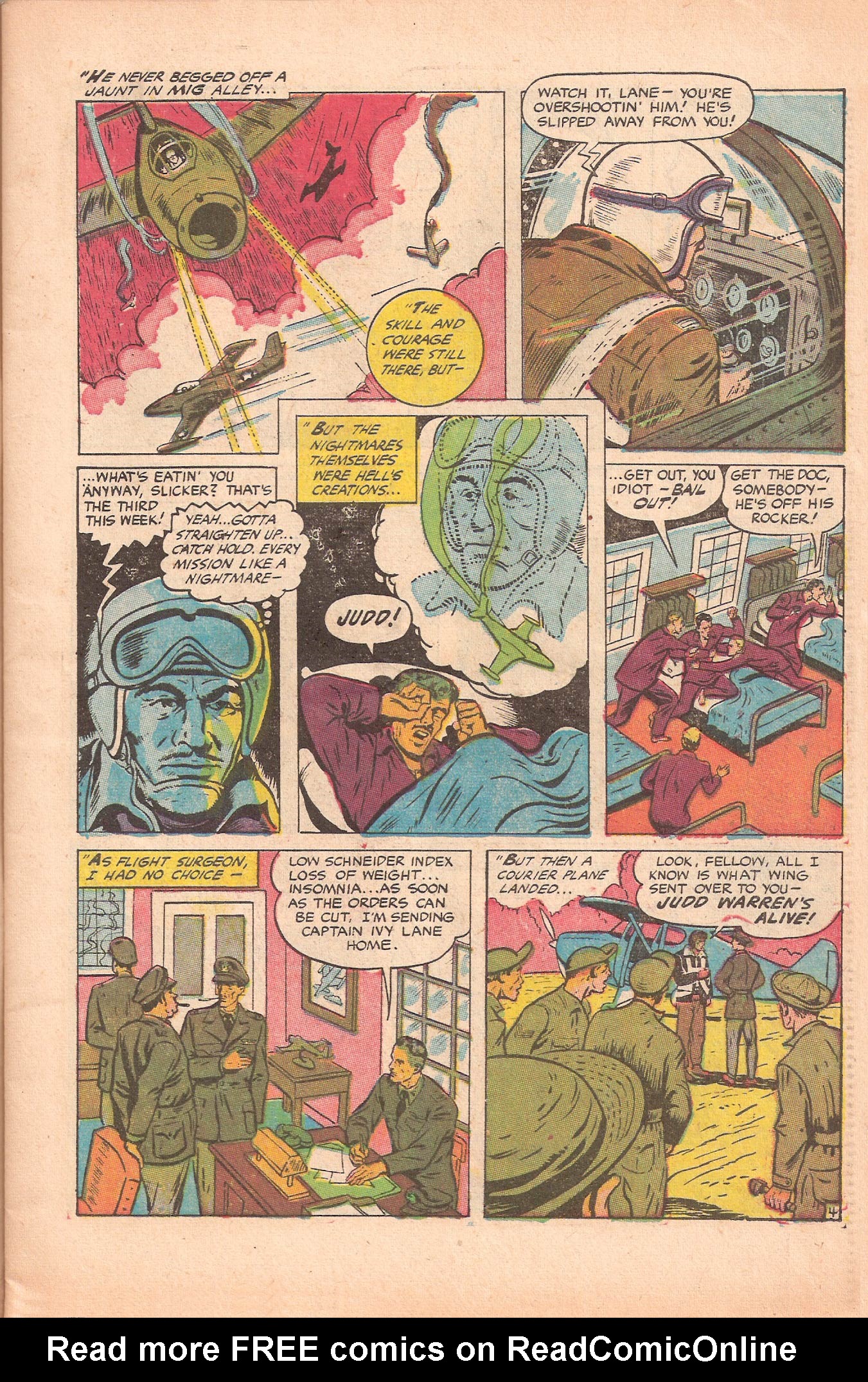 Read online War Birds (1952) comic -  Issue #1 - 7