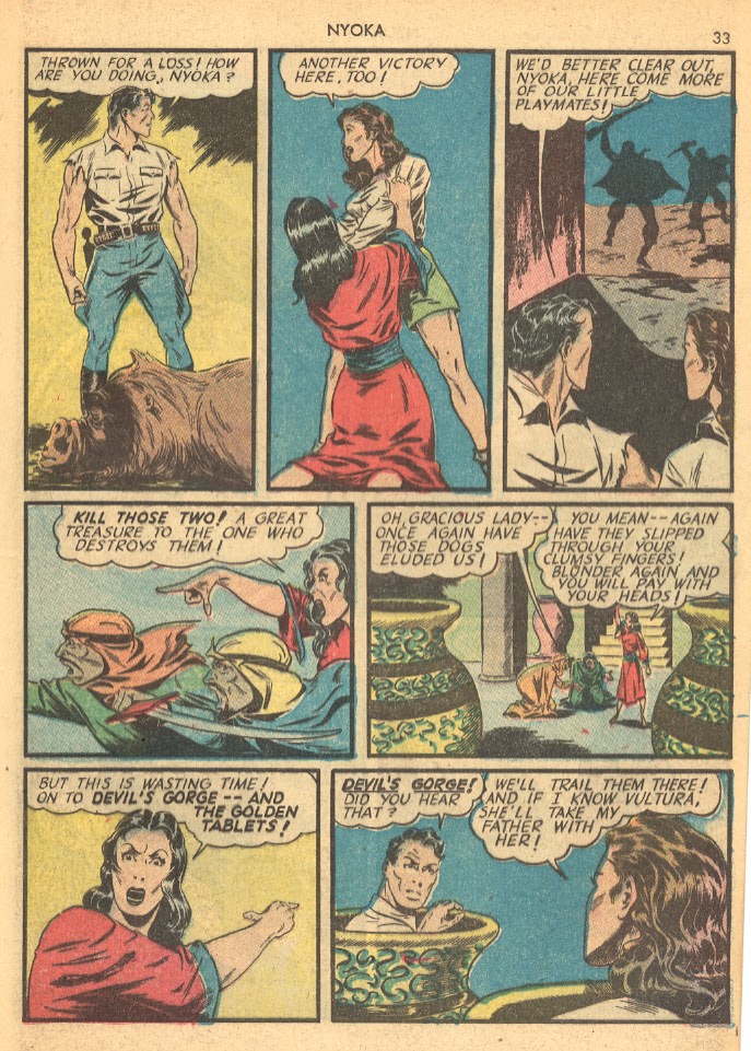 Read online Jungle Girl (1942) comic -  Issue #1 - 33
