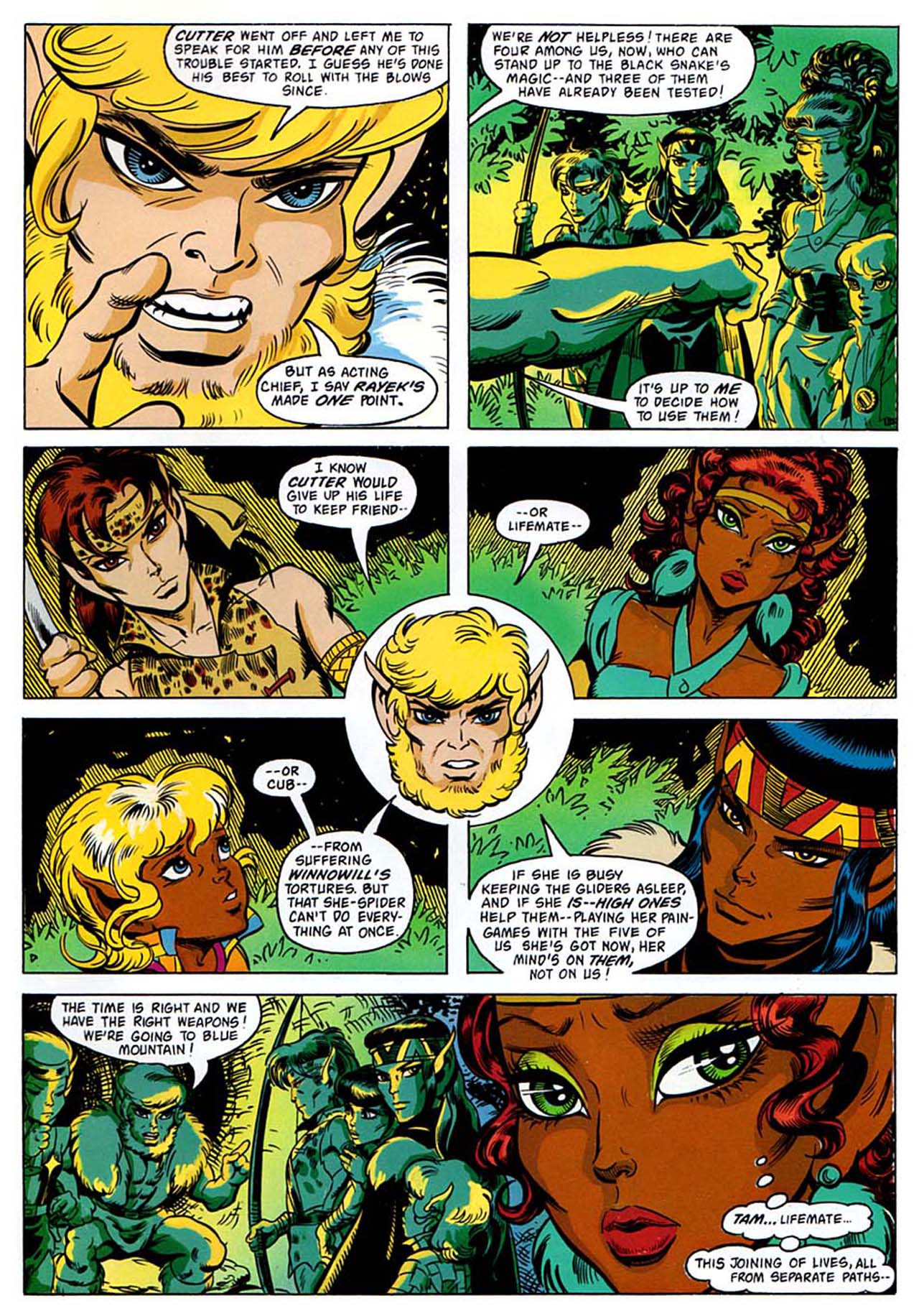 Read online ElfQuest: Siege at Blue Mountain comic -  Issue #5 - 28