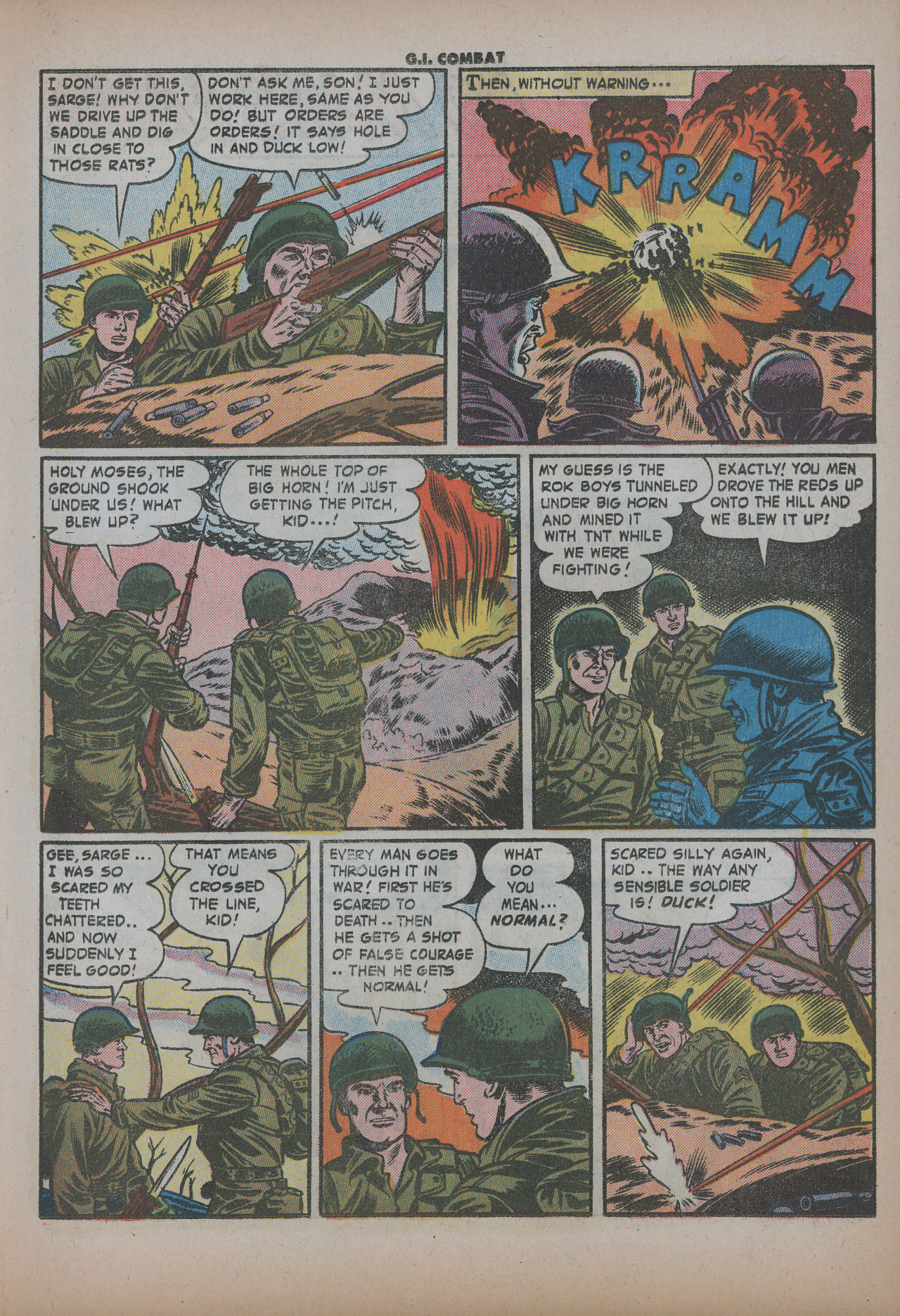 Read online G.I. Combat (1952) comic -  Issue #39 - 11