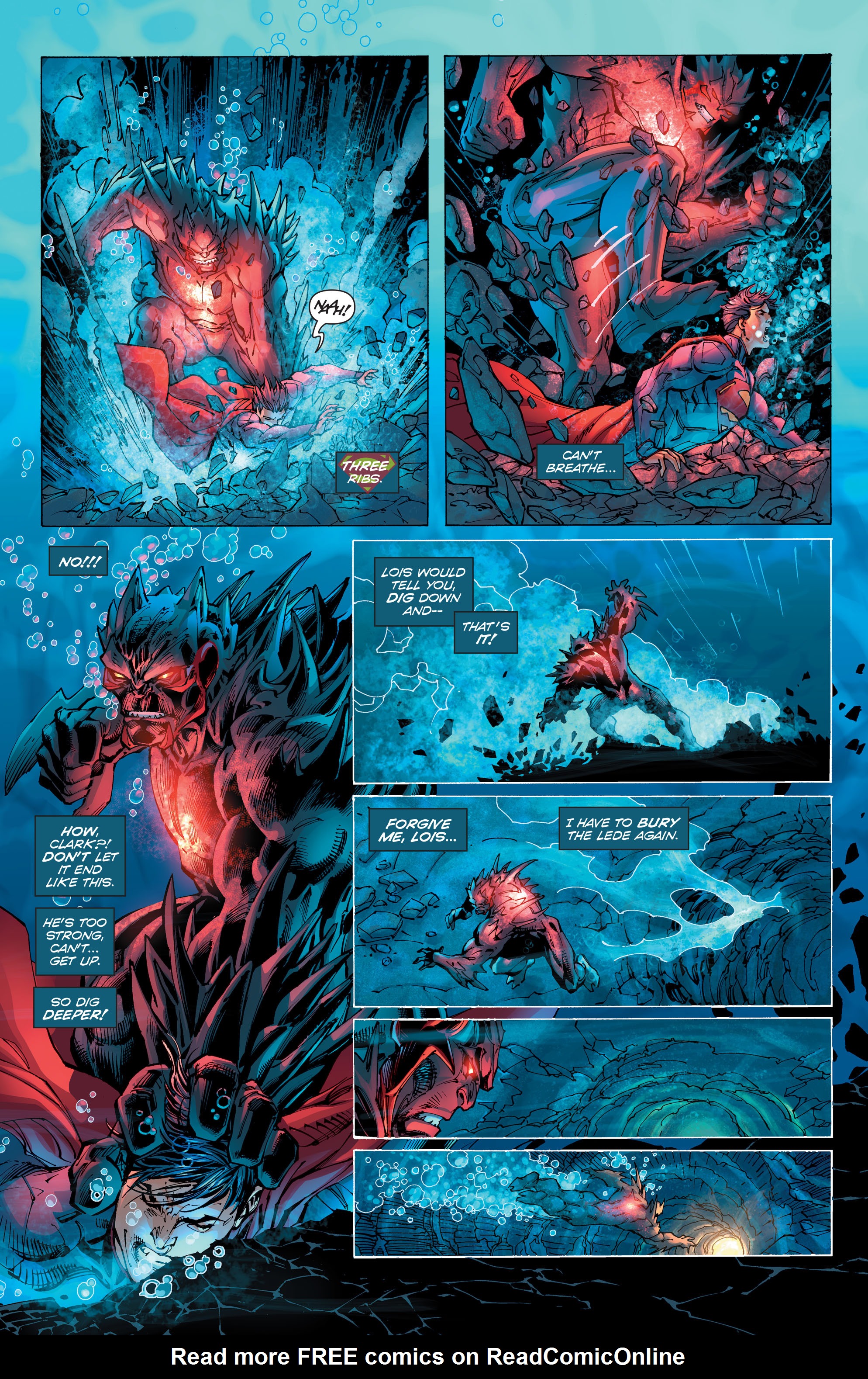 Read online Superman Unchained (2013) comic -  Issue #8 - 12