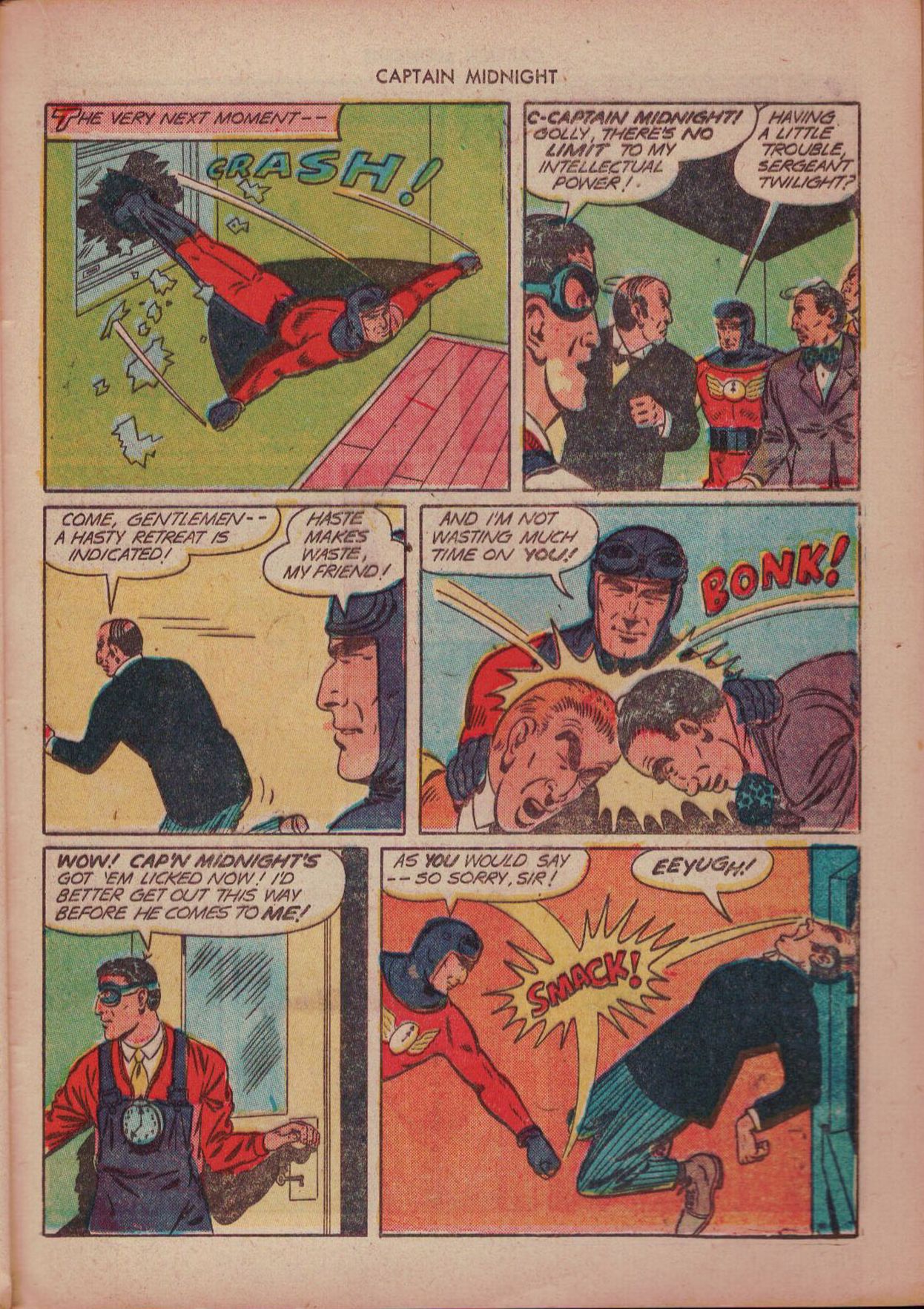 Read online Captain Midnight (1942) comic -  Issue #16 - 37