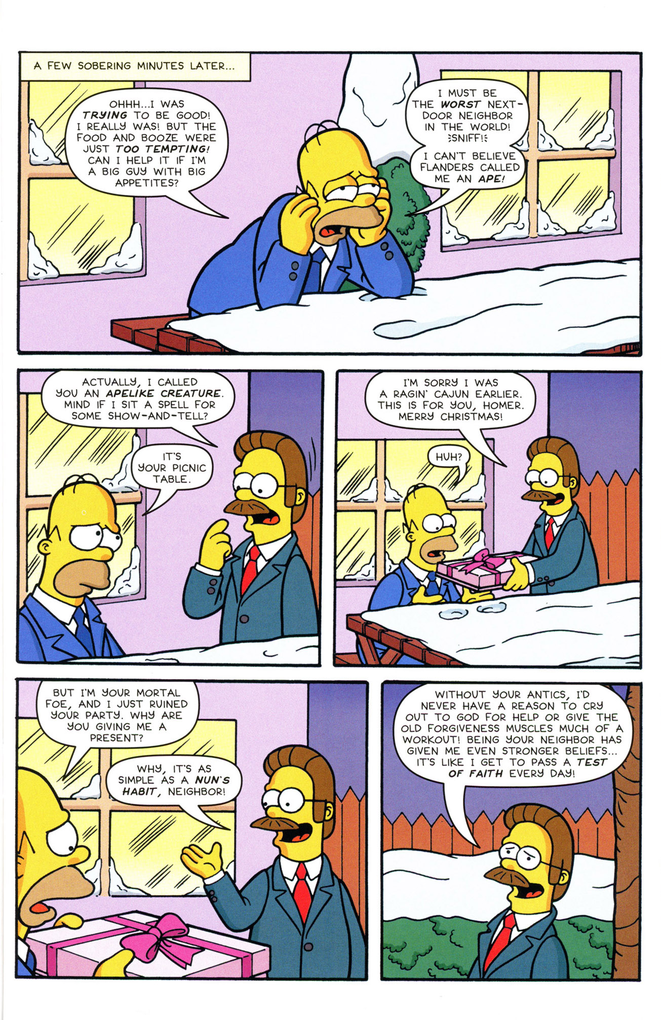 Read online The Simpsons Winter Wingding comic -  Issue #7 - 17