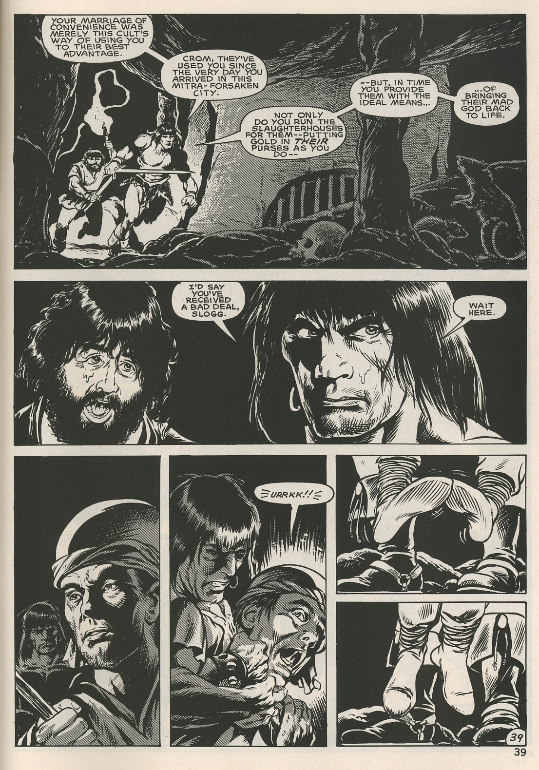 Read online The Savage Sword Of Conan comic -  Issue #125 - 39