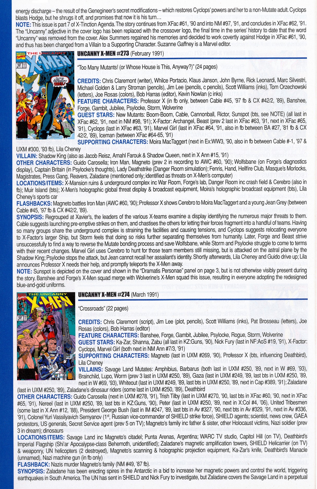 Read online Official Index to the Marvel Universe comic -  Issue #7 - 48