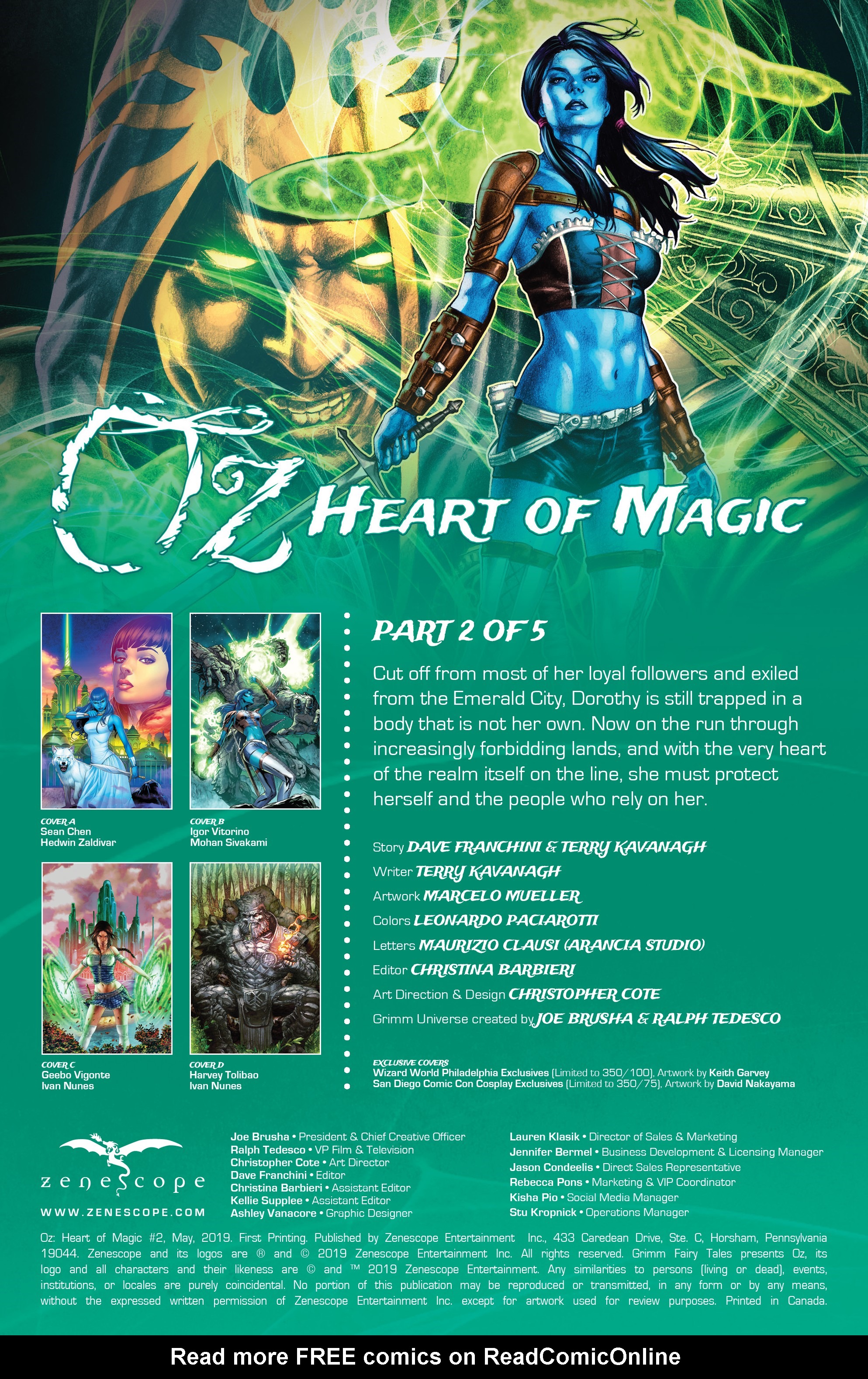 Read online Oz: Heart of Magic comic -  Issue #2 - 2