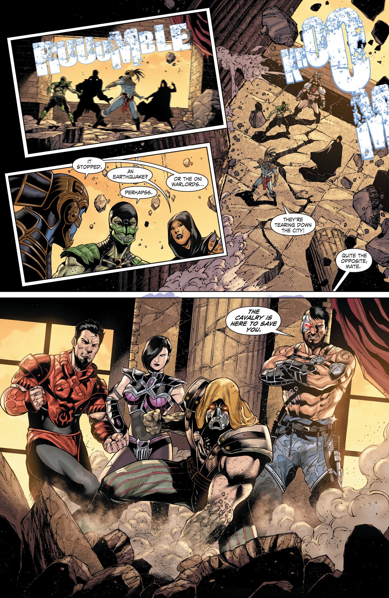 Read online Mortal Kombat X [I] comic -  Issue # _TPB 2 - 77