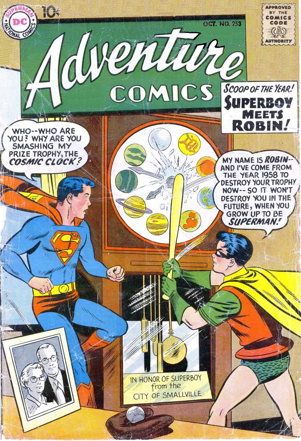 Read online Adventure Comics (1938) comic -  Issue #253 - 1