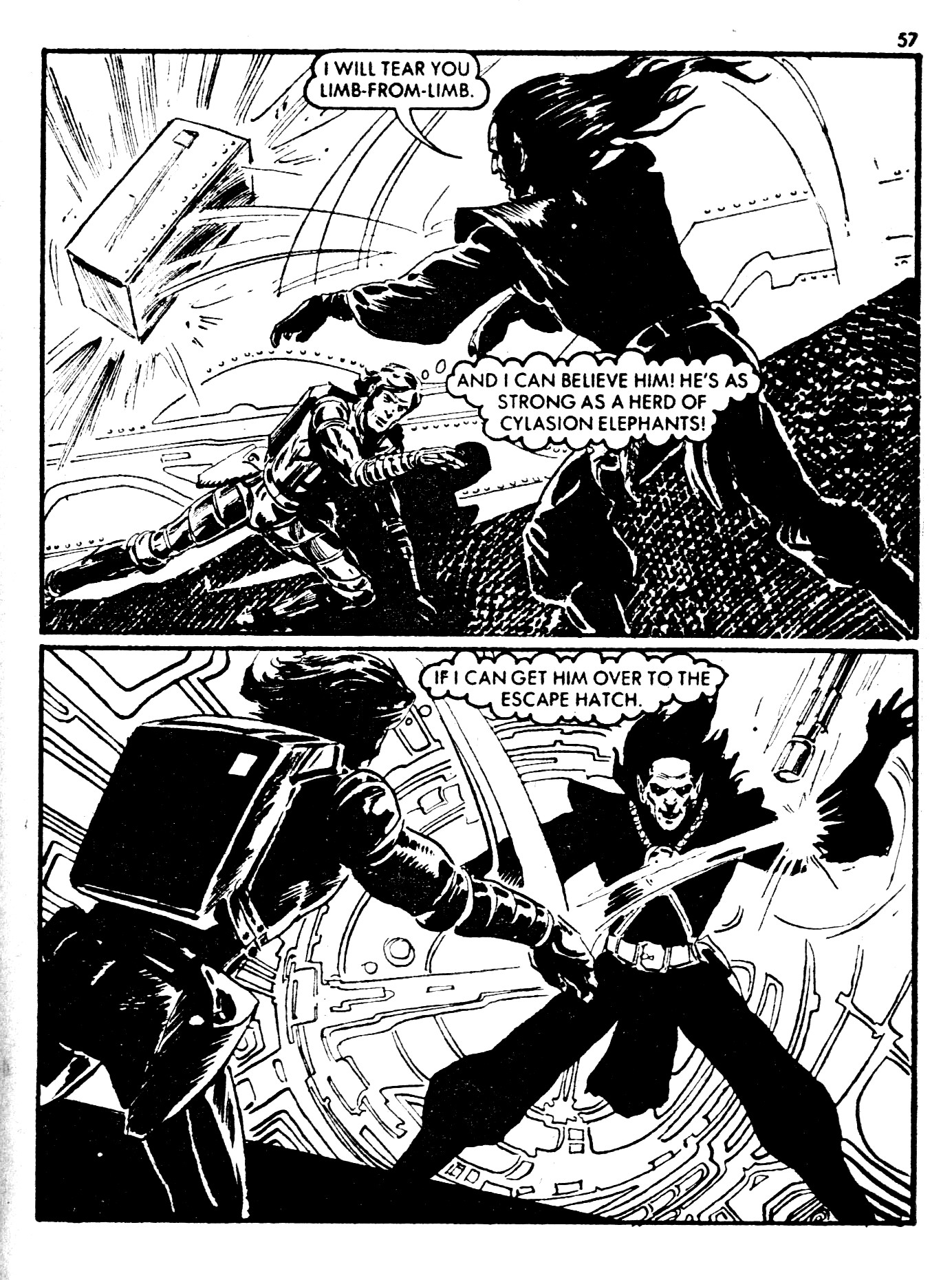 Read online Starblazer comic -  Issue #7 - 57