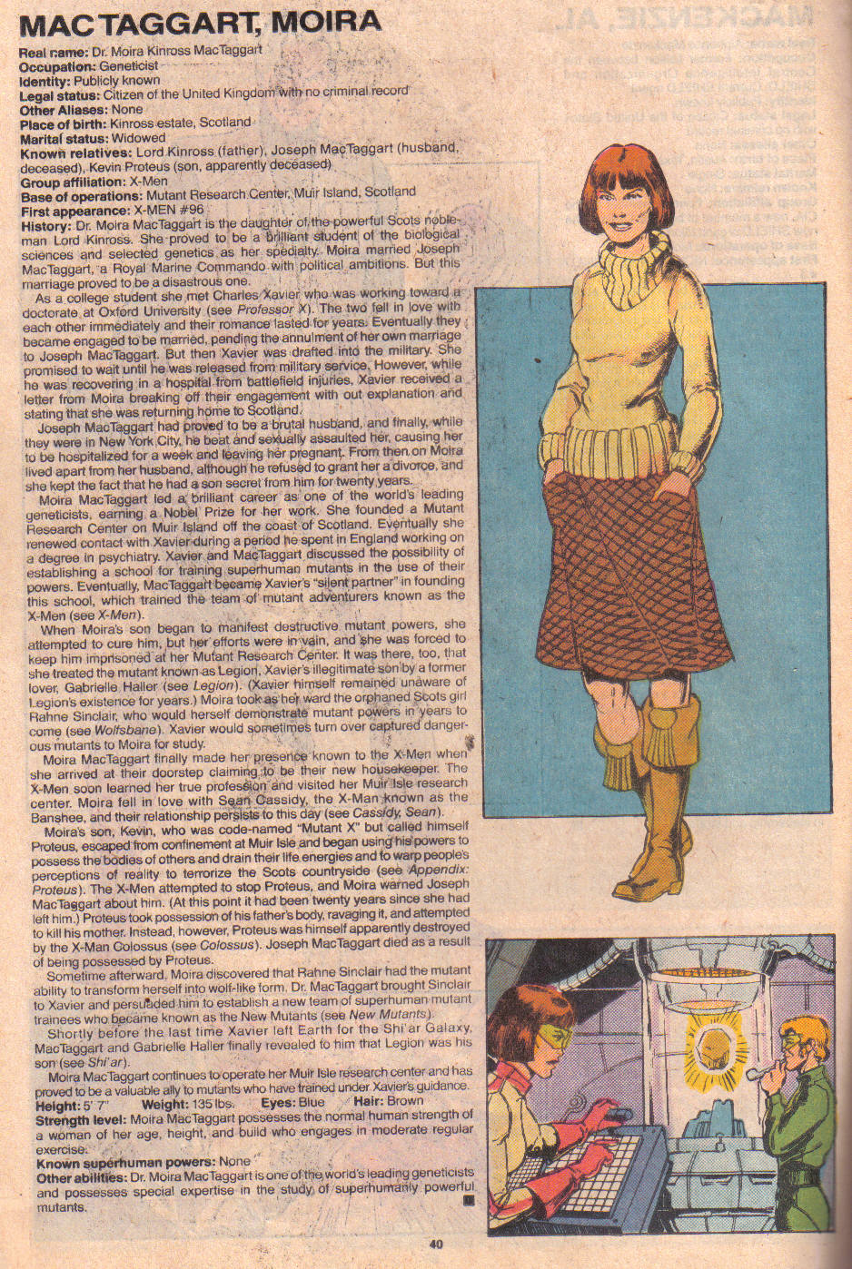 Read online The Official Handbook of the Marvel Universe: Update '89 comic -  Issue #4 - 42