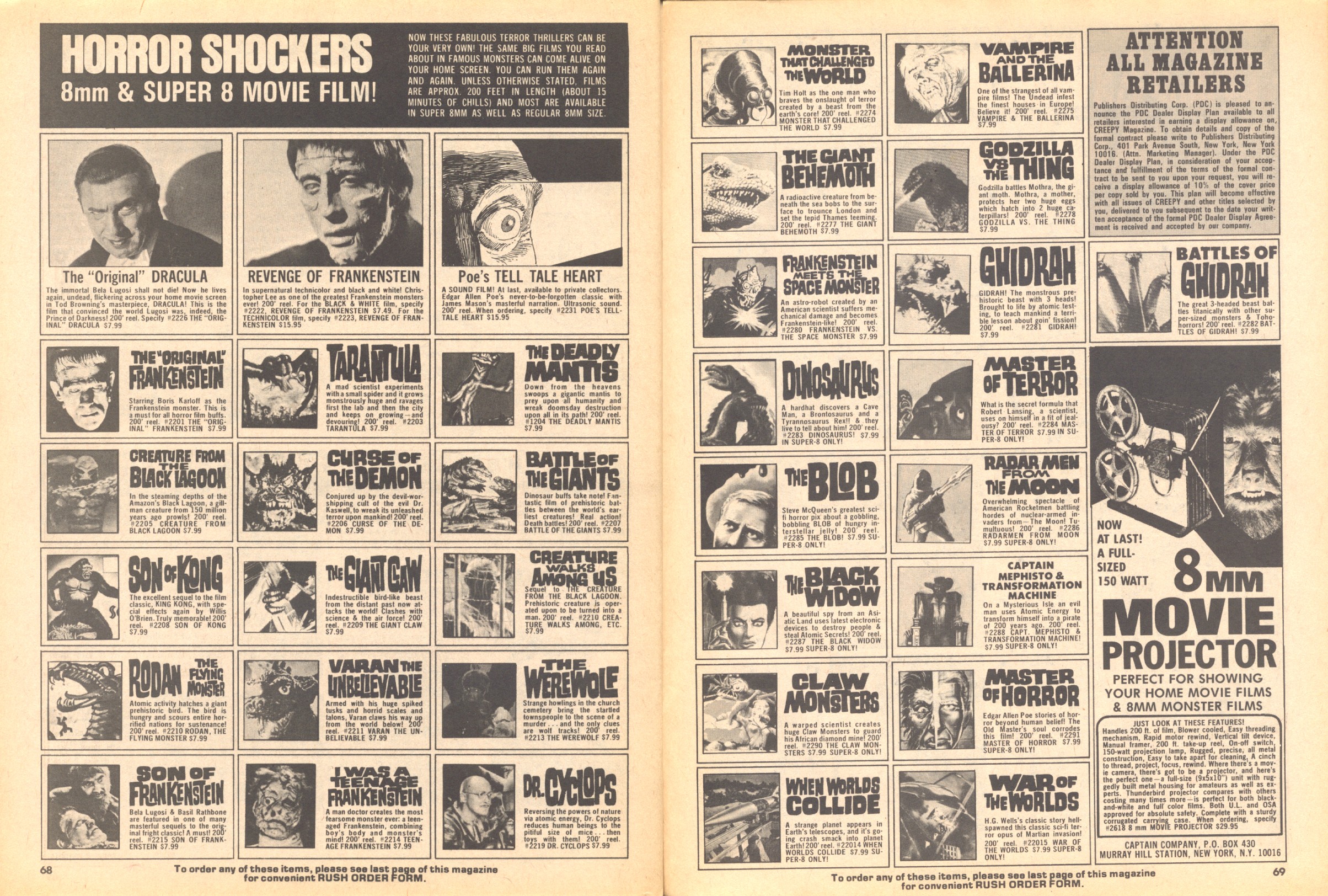 Read online Creepy (1964) comic -  Issue #63 - 65