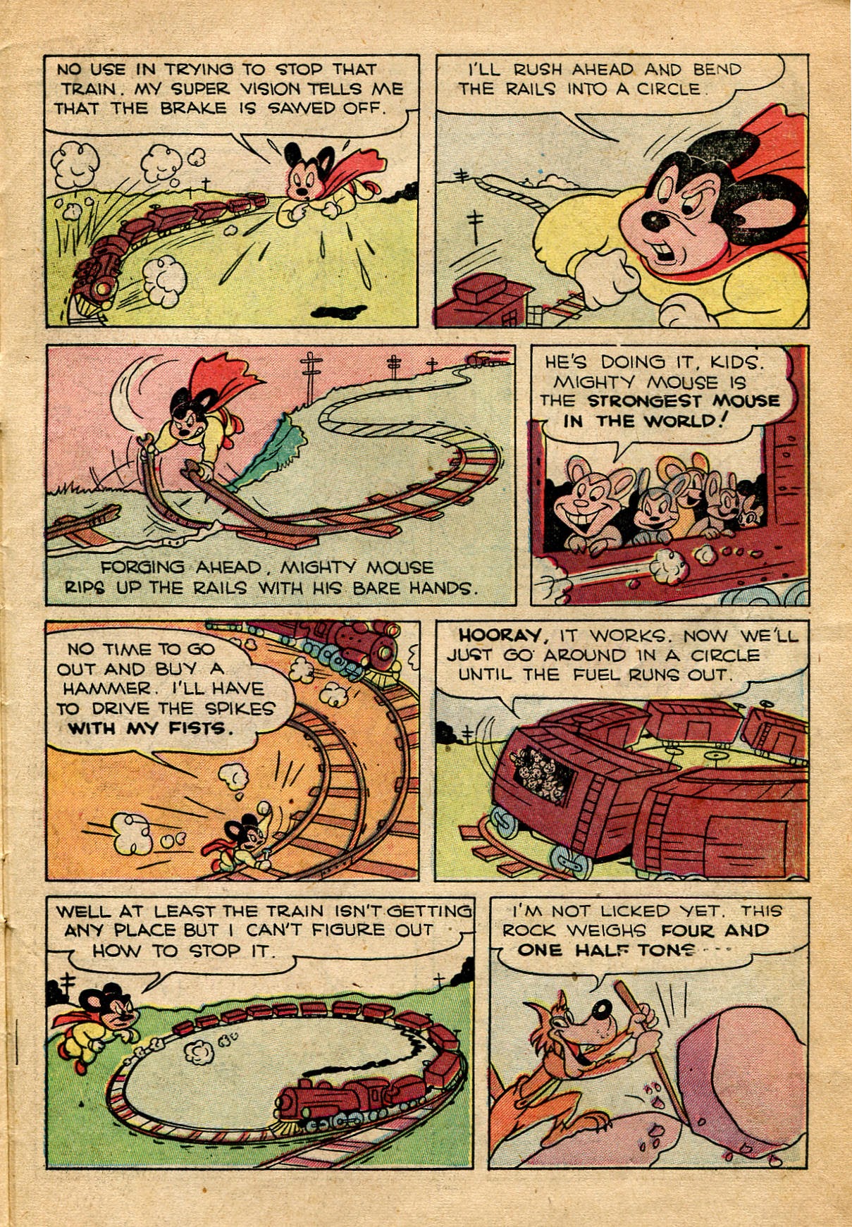 Read online Paul Terry's Mighty Mouse Comics comic -  Issue #19 - 31