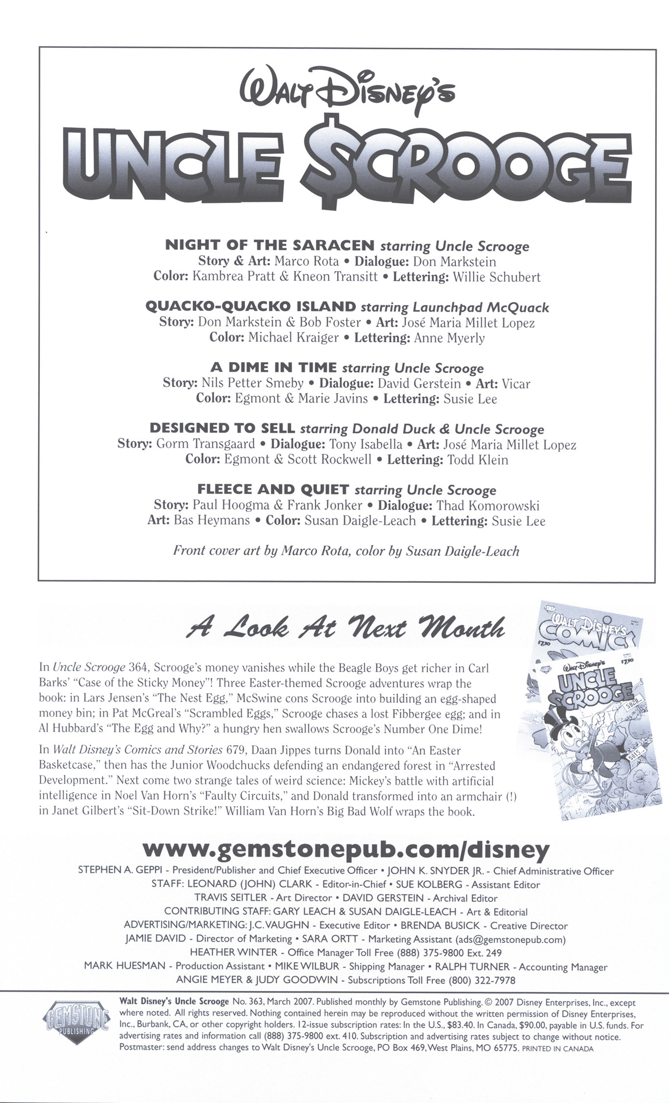 Read online Uncle Scrooge (1953) comic -  Issue #363 - 2