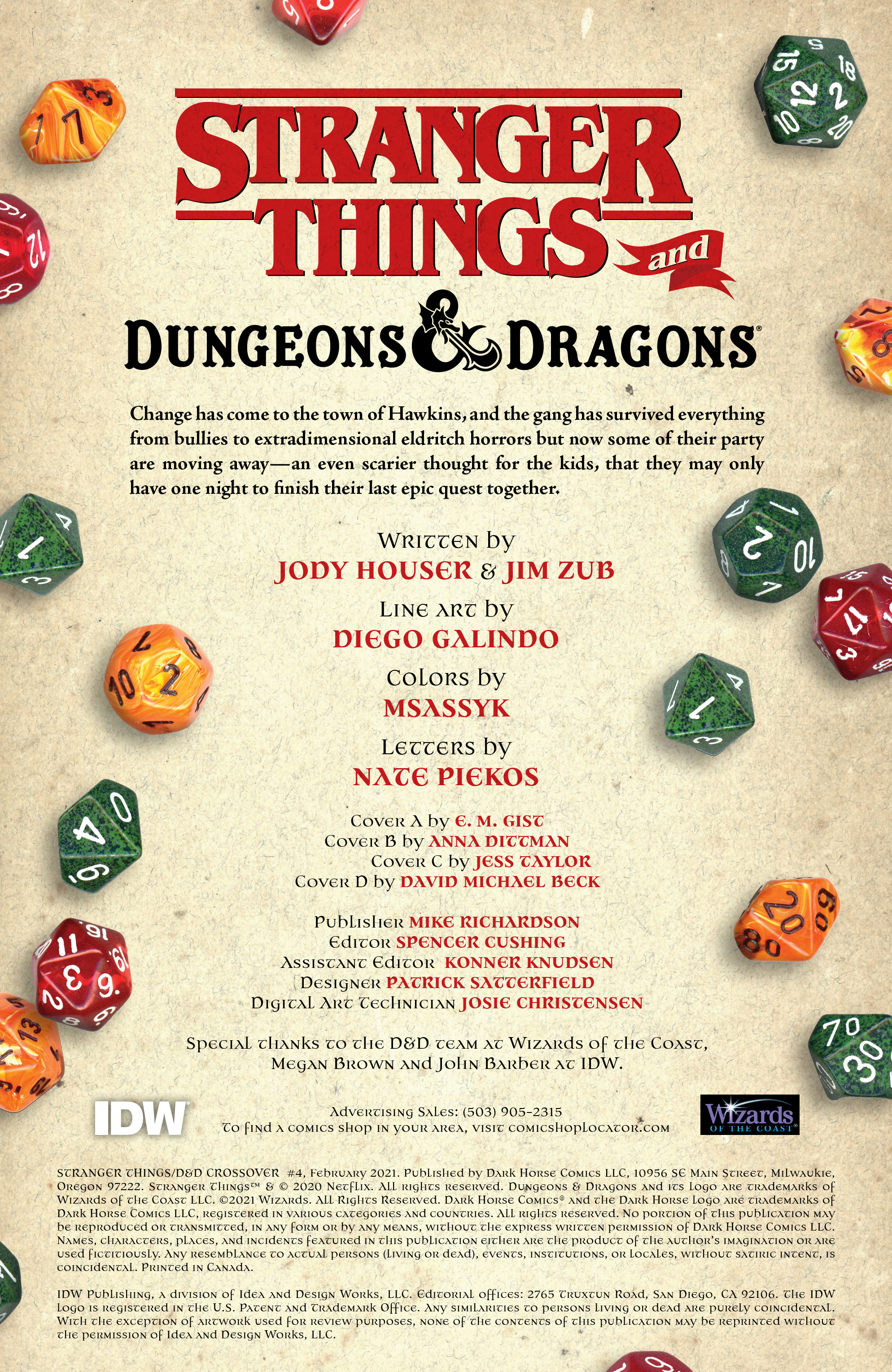 Read online Stranger Things and Dungeons & Dragons comic -  Issue #4 - 2