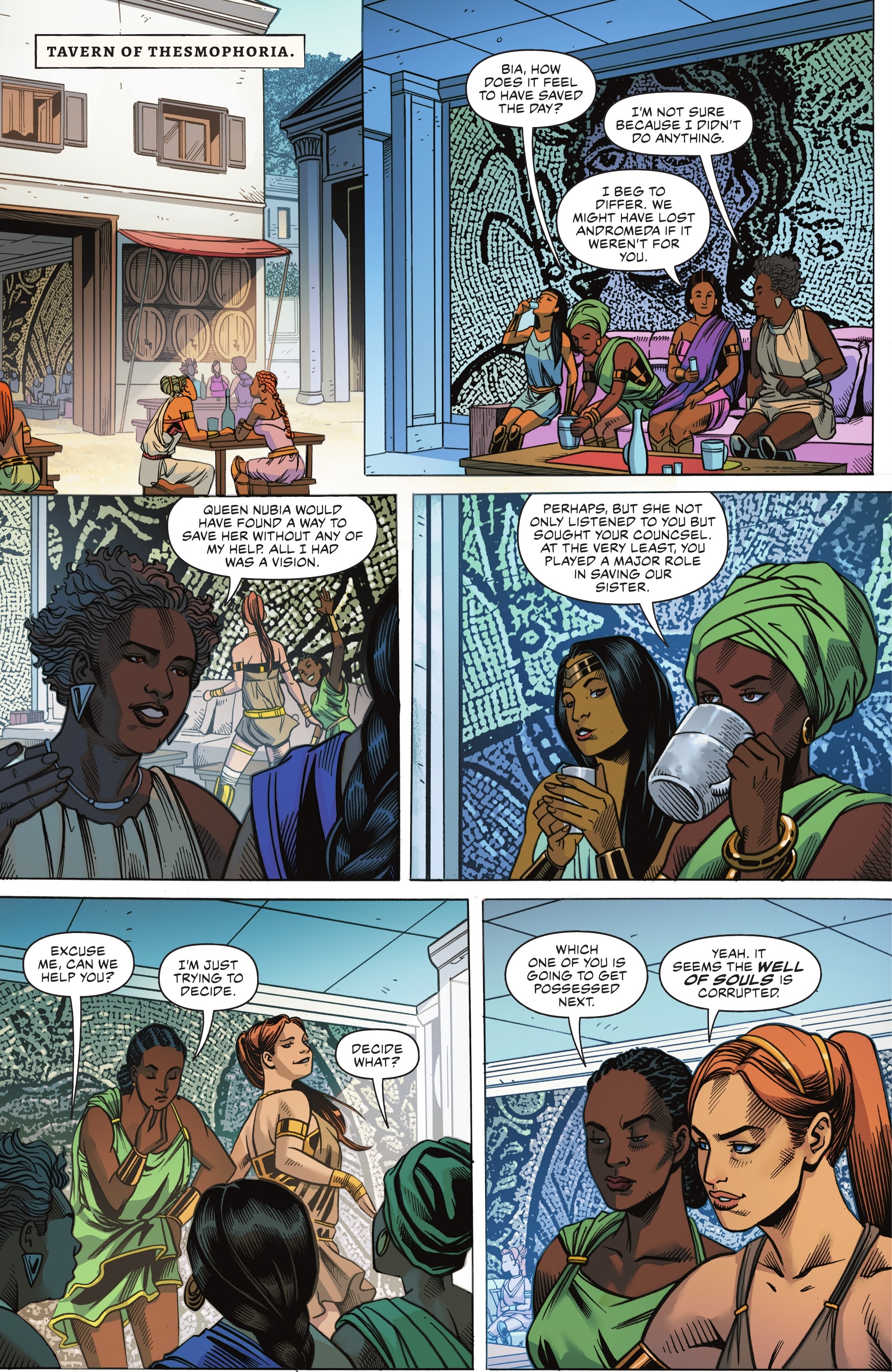 Read online Nubia & the Amazons comic -  Issue #5 - 21