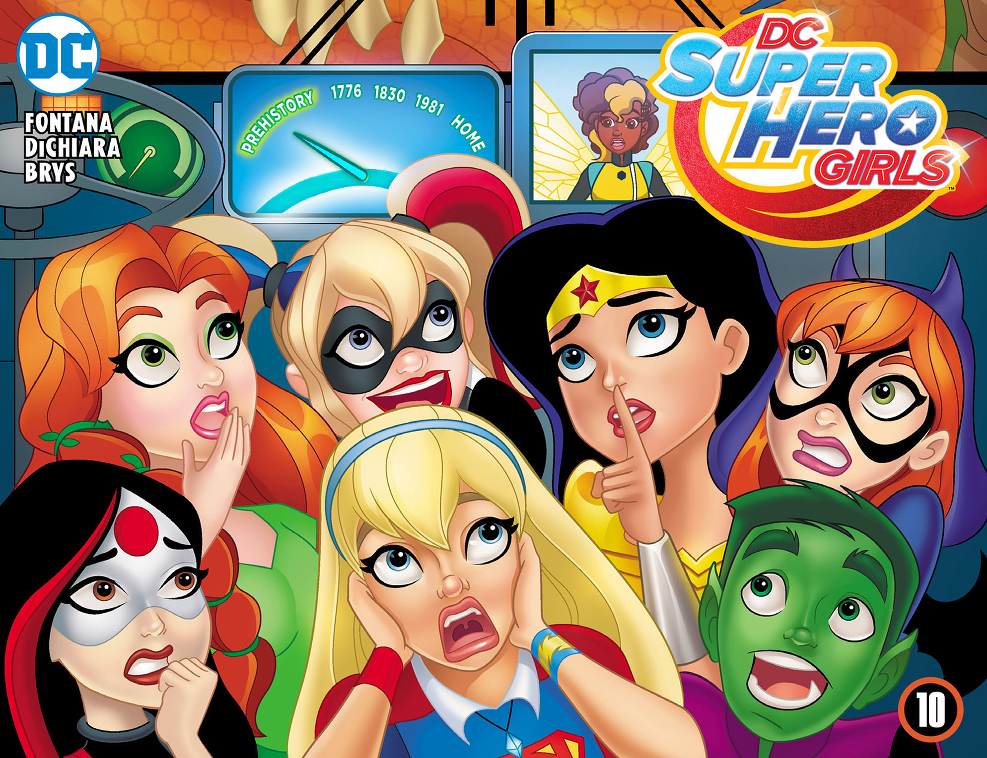 Read online DC Super Hero Girls: Past Times at Super Hero High comic -  Issue #10 - 1