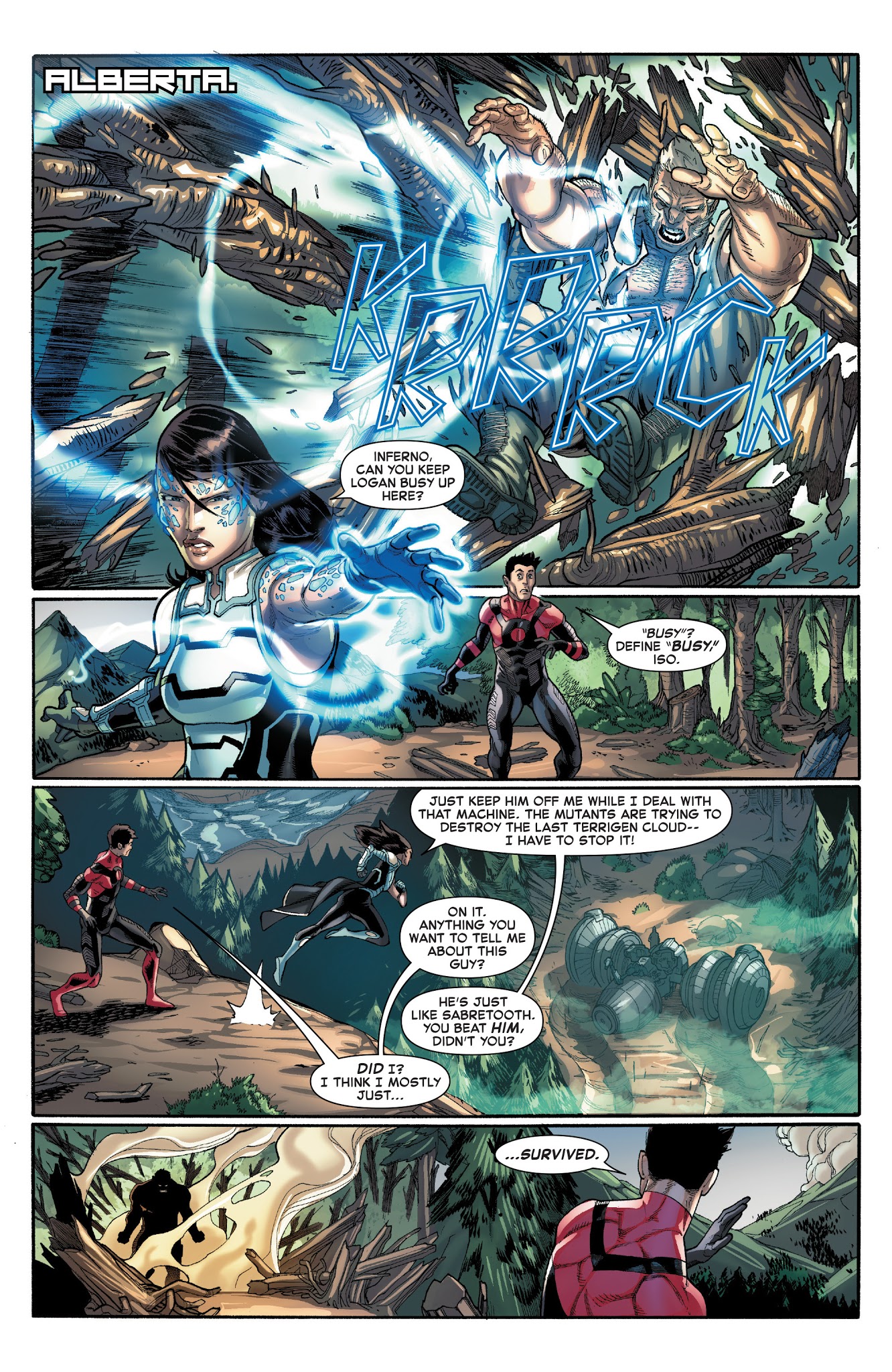 Read online Inhumans Vs. X-Men comic -  Issue # _TPB - 111