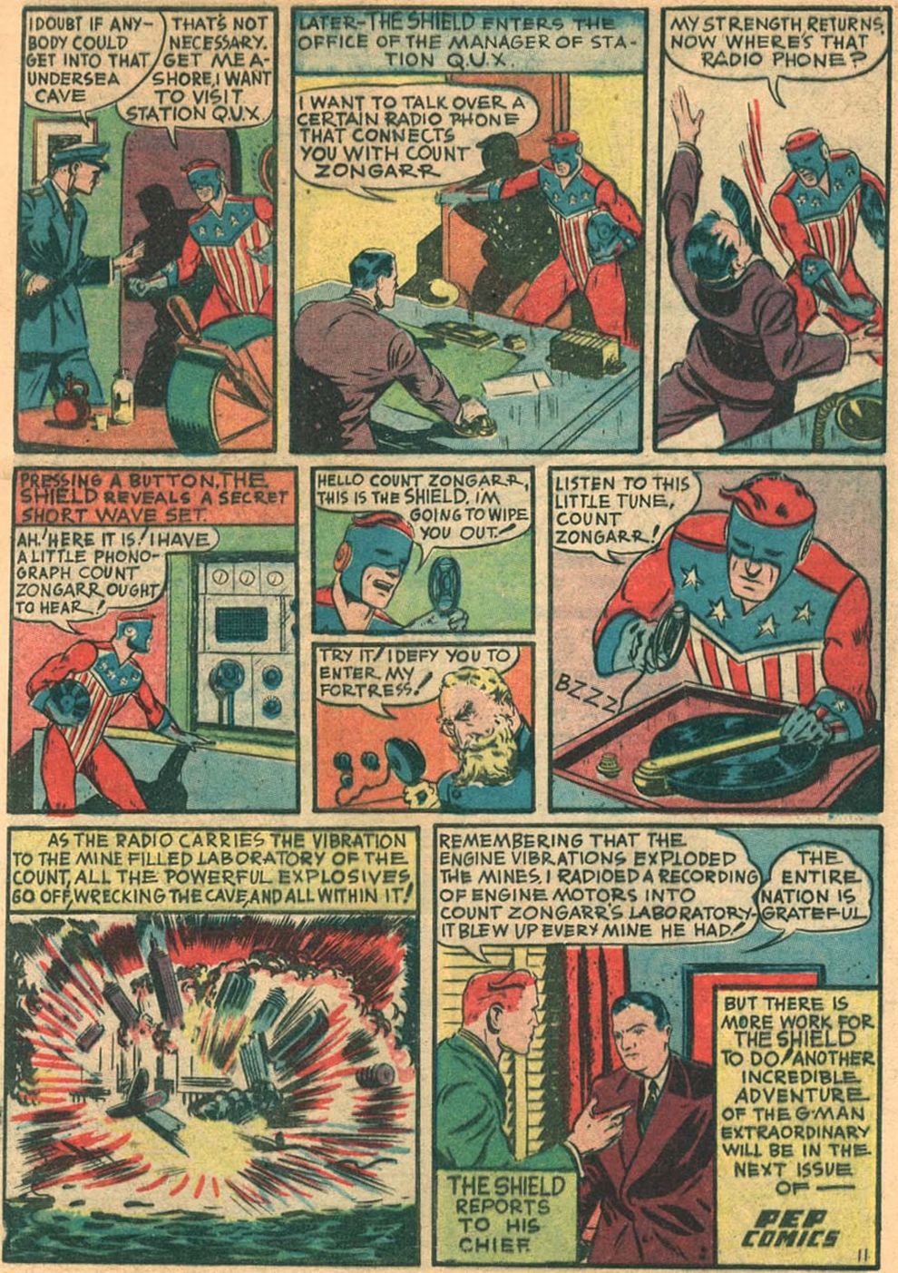 Read online Pep Comics comic -  Issue #3 - 13