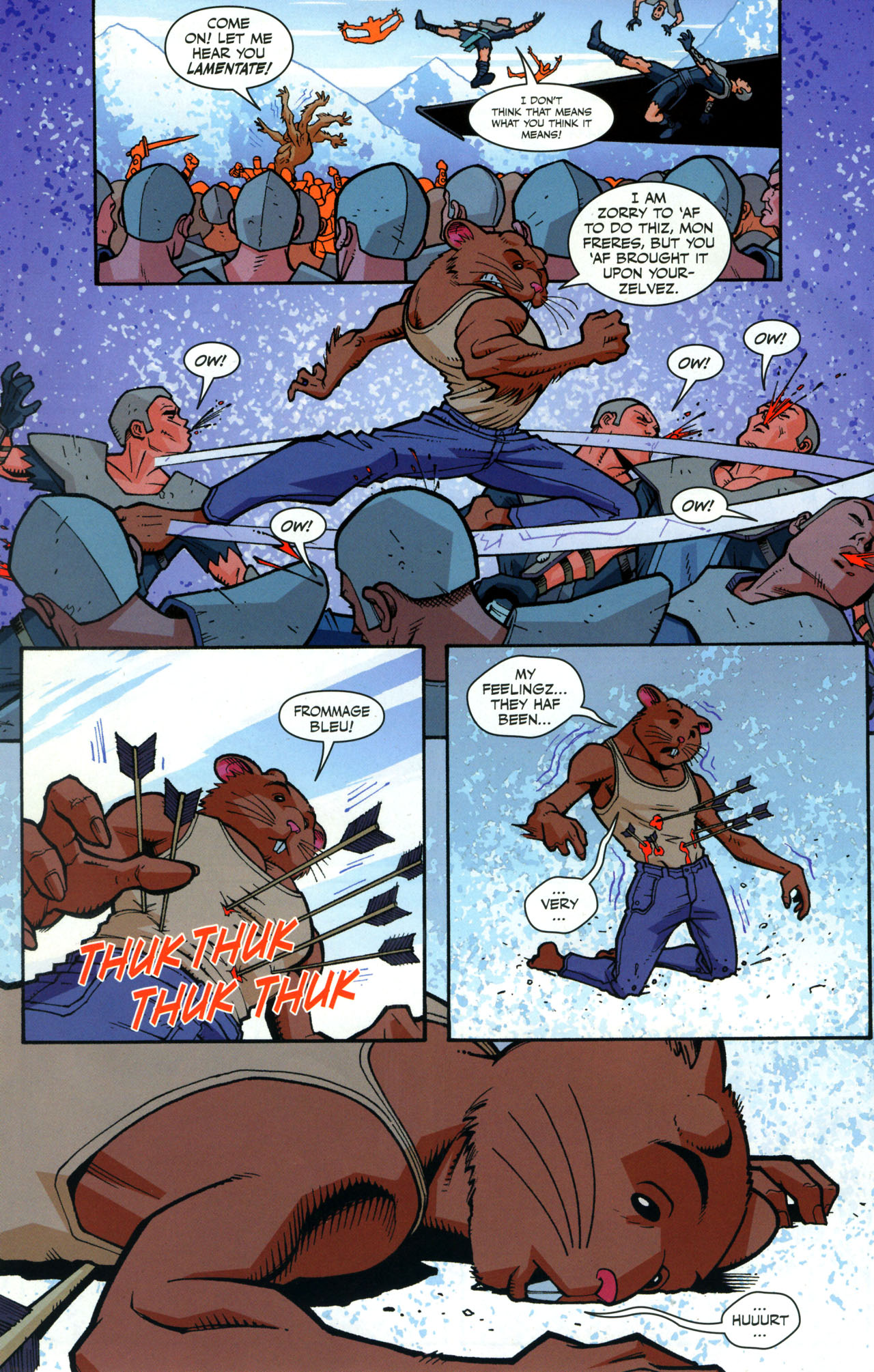 Read online Adolescent Radioactive Black Belt Hamsters (2008) comic -  Issue #1 - 25