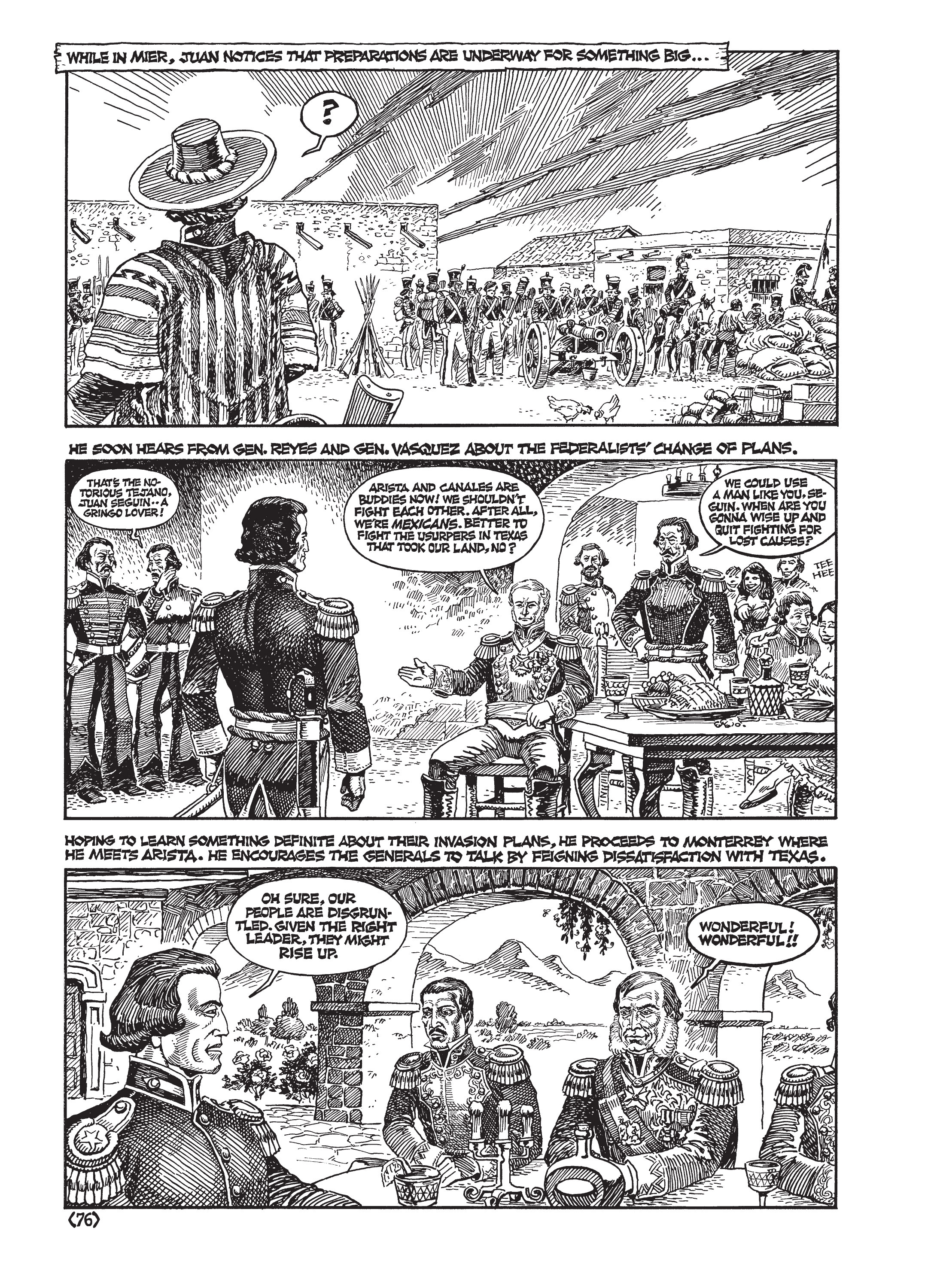 Read online Jack Jackson's American History: Los Tejanos and Lost Cause comic -  Issue # TPB (Part 1) - 79