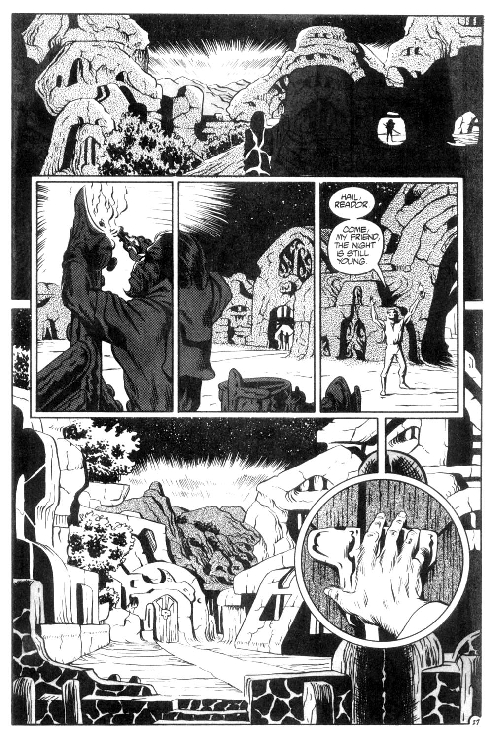 Read online Planet of the Apes (1990) comic -  Issue #6 - 29