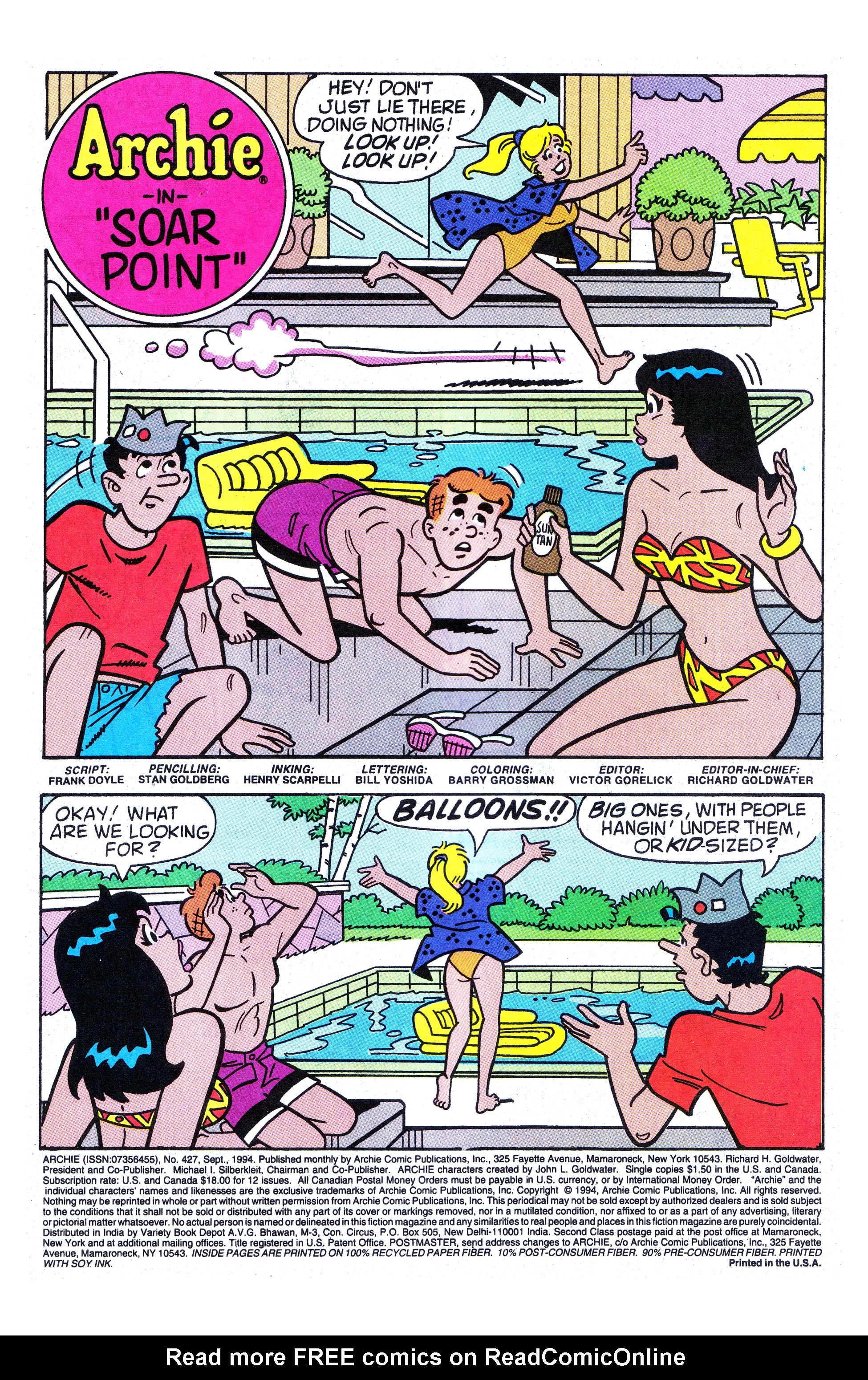 Read online Archie (1960) comic -  Issue #427 - 2