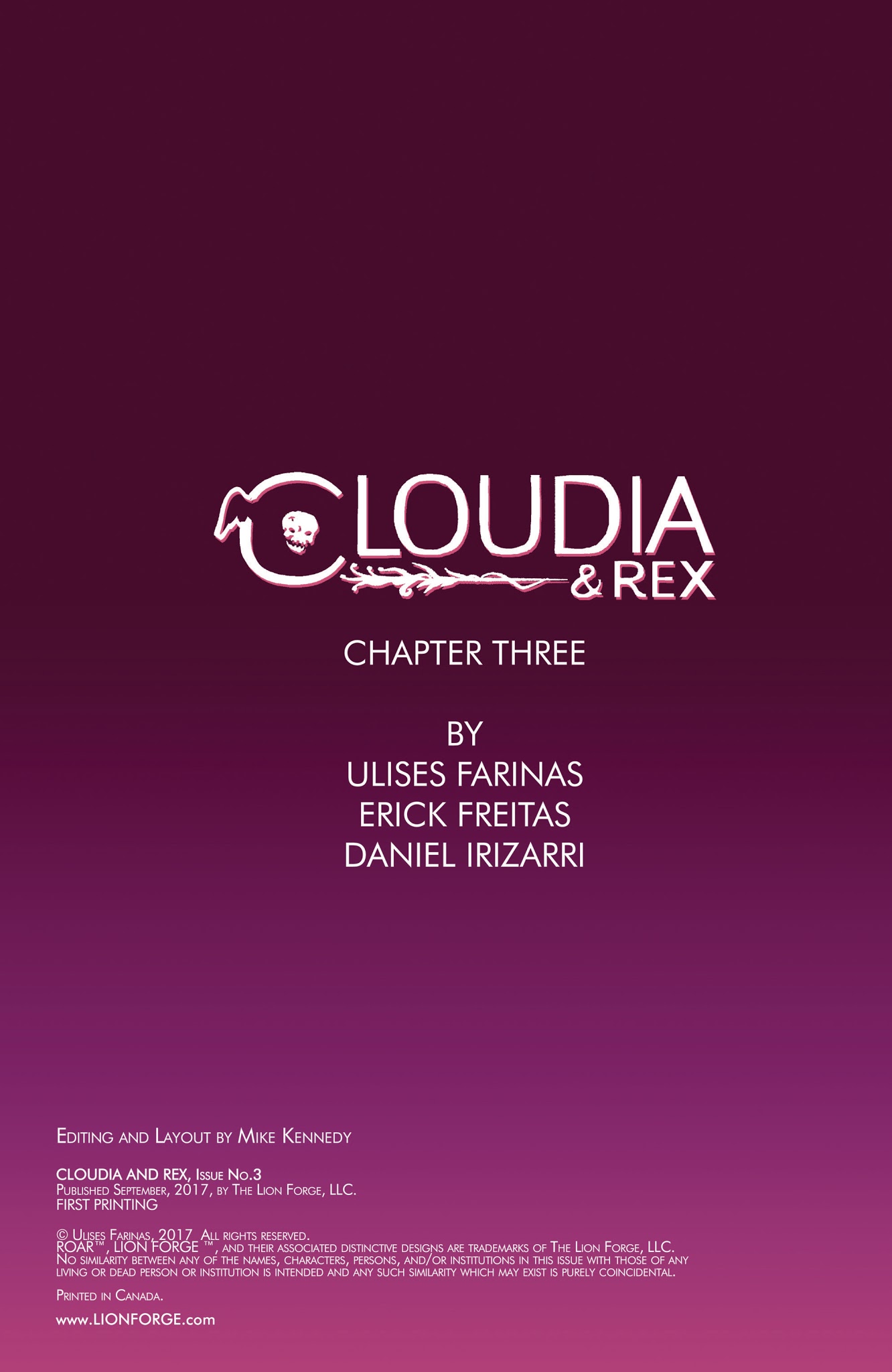 Read online Cloudia & Rex comic -  Issue #3 - 3