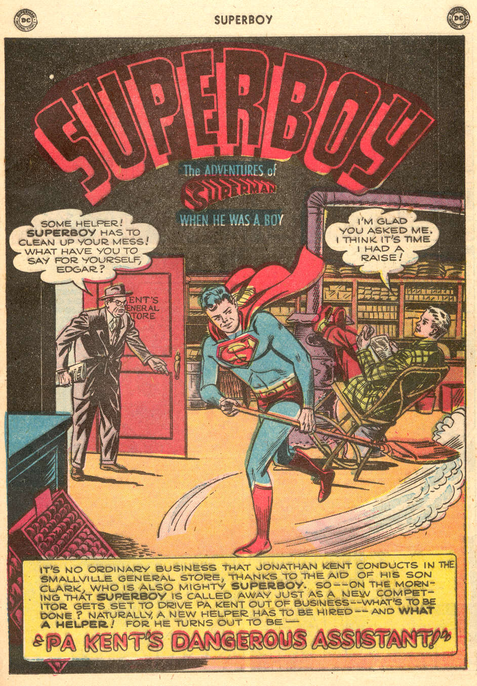 Read online Superboy (1949) comic -  Issue #14 - 35