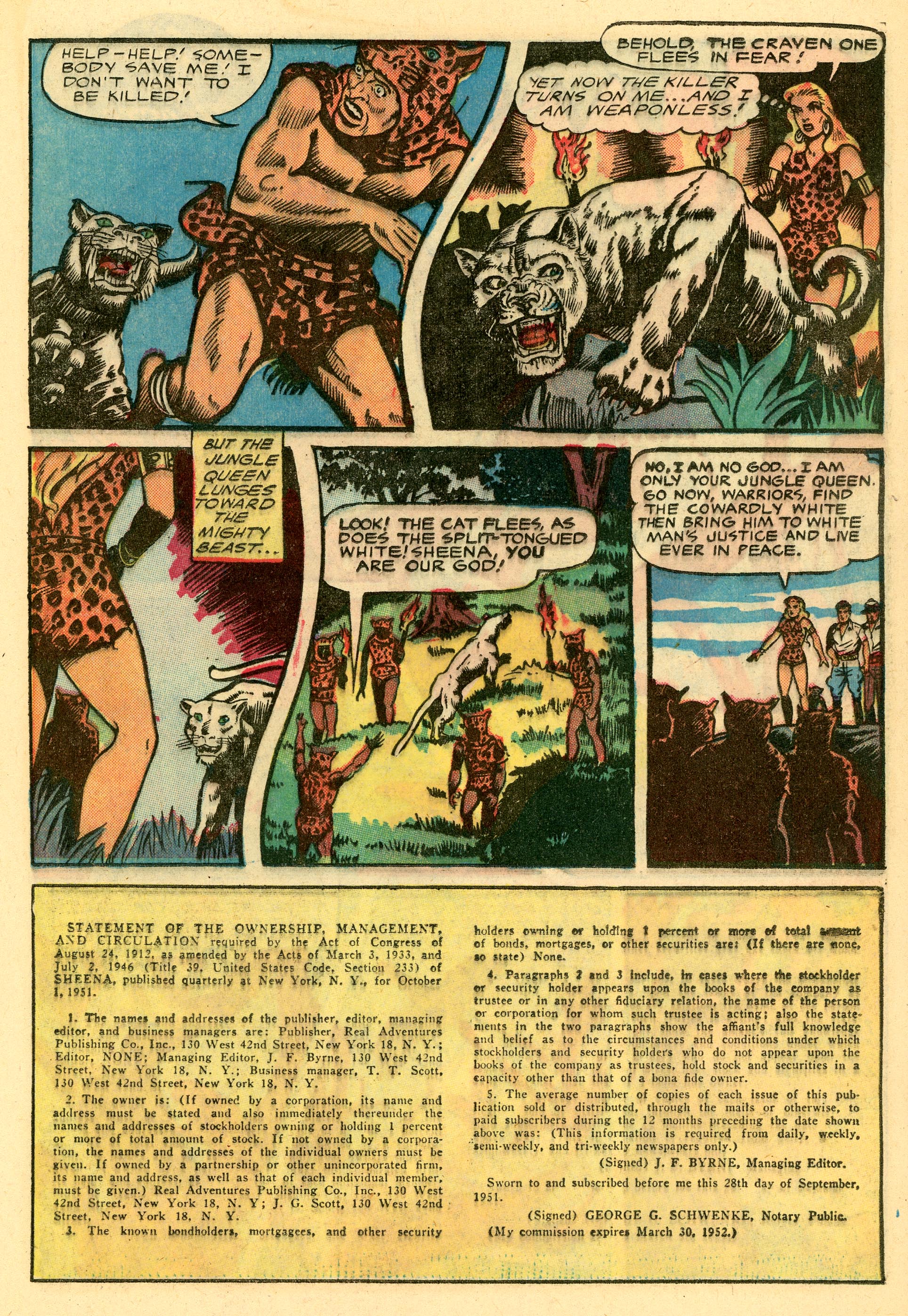 Read online Sheena, Queen of the Jungle (1942) comic -  Issue #15 - 13