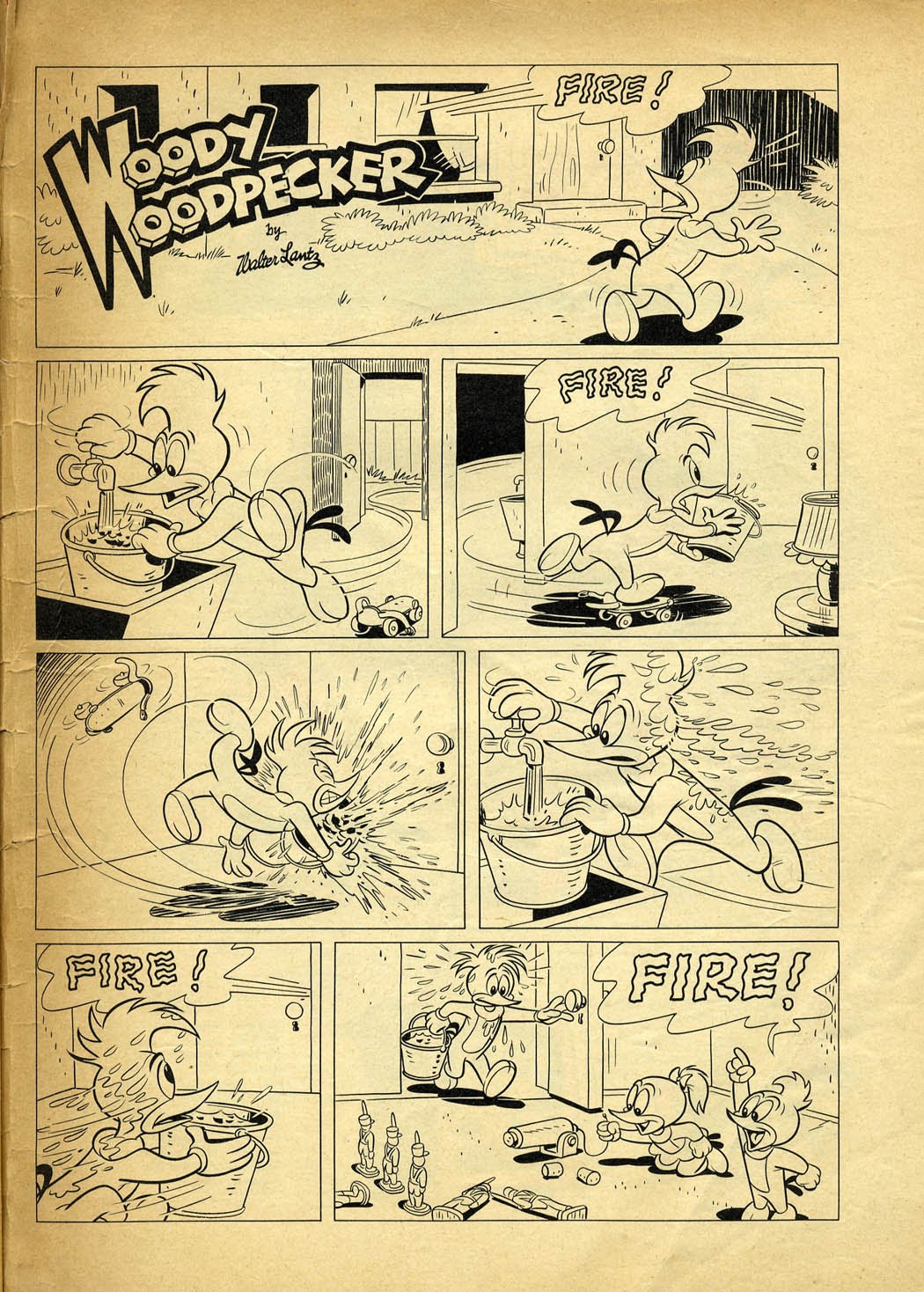 Read online Walter Lantz Woody Woodpecker (1952) comic -  Issue #33 - 35