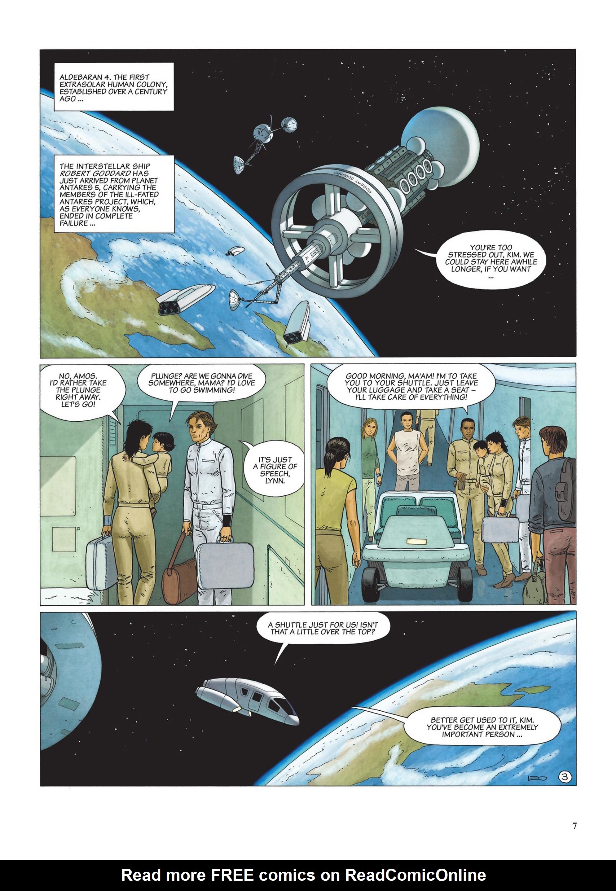 Read online Return to Aldebaran comic -  Issue #1 - 8