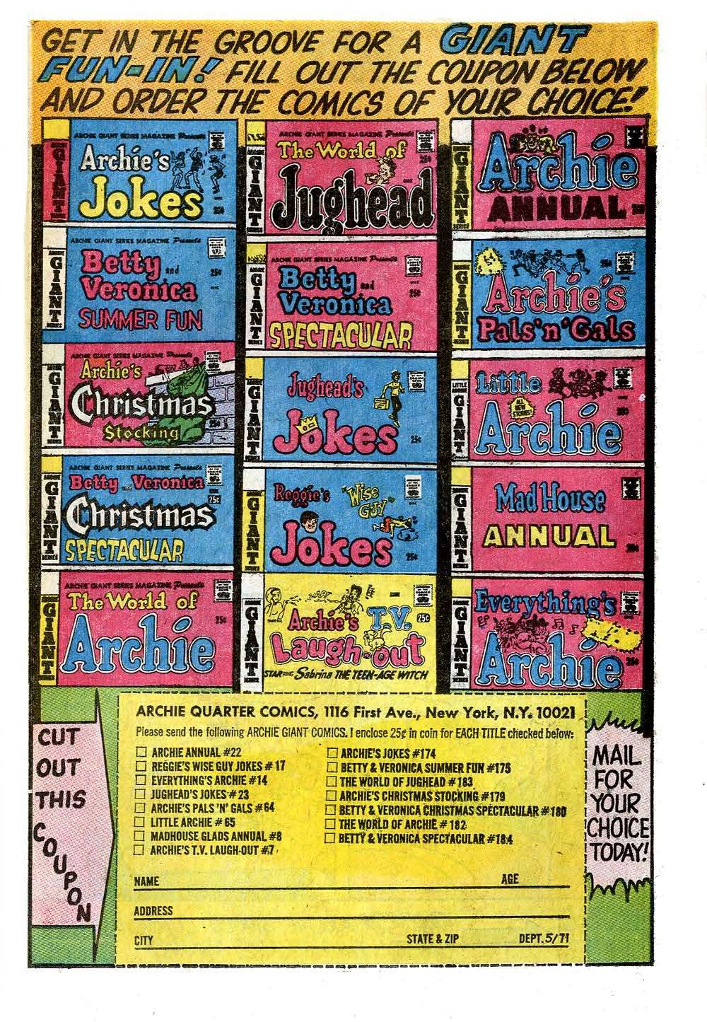 Read online Archie (1960) comic -  Issue #209 - 19